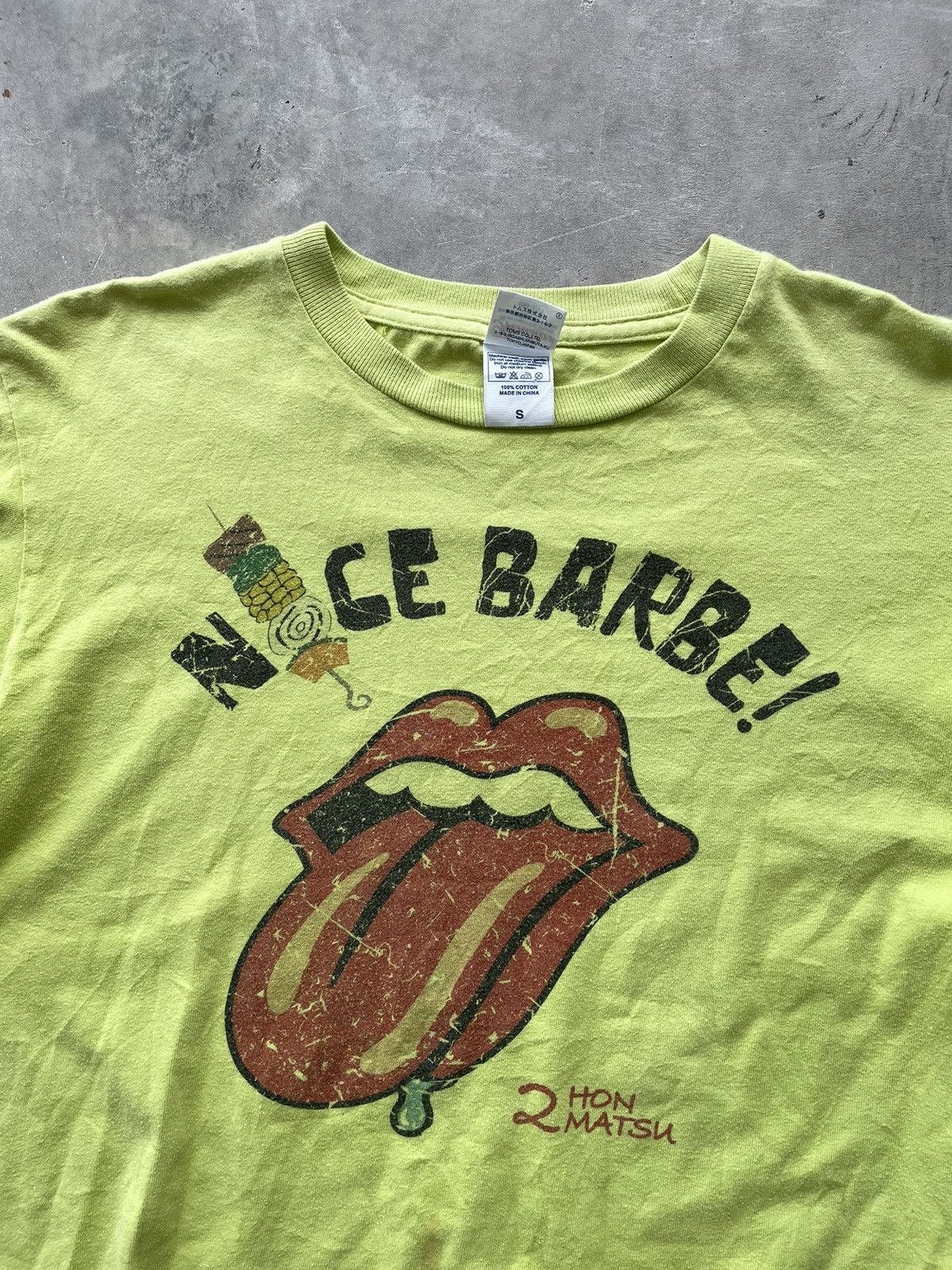 Japanese Brand × Vintage ROLLING STONES PARODY SHIRT Size US S / EU 44-46 / 1 - 2 Thumbnail