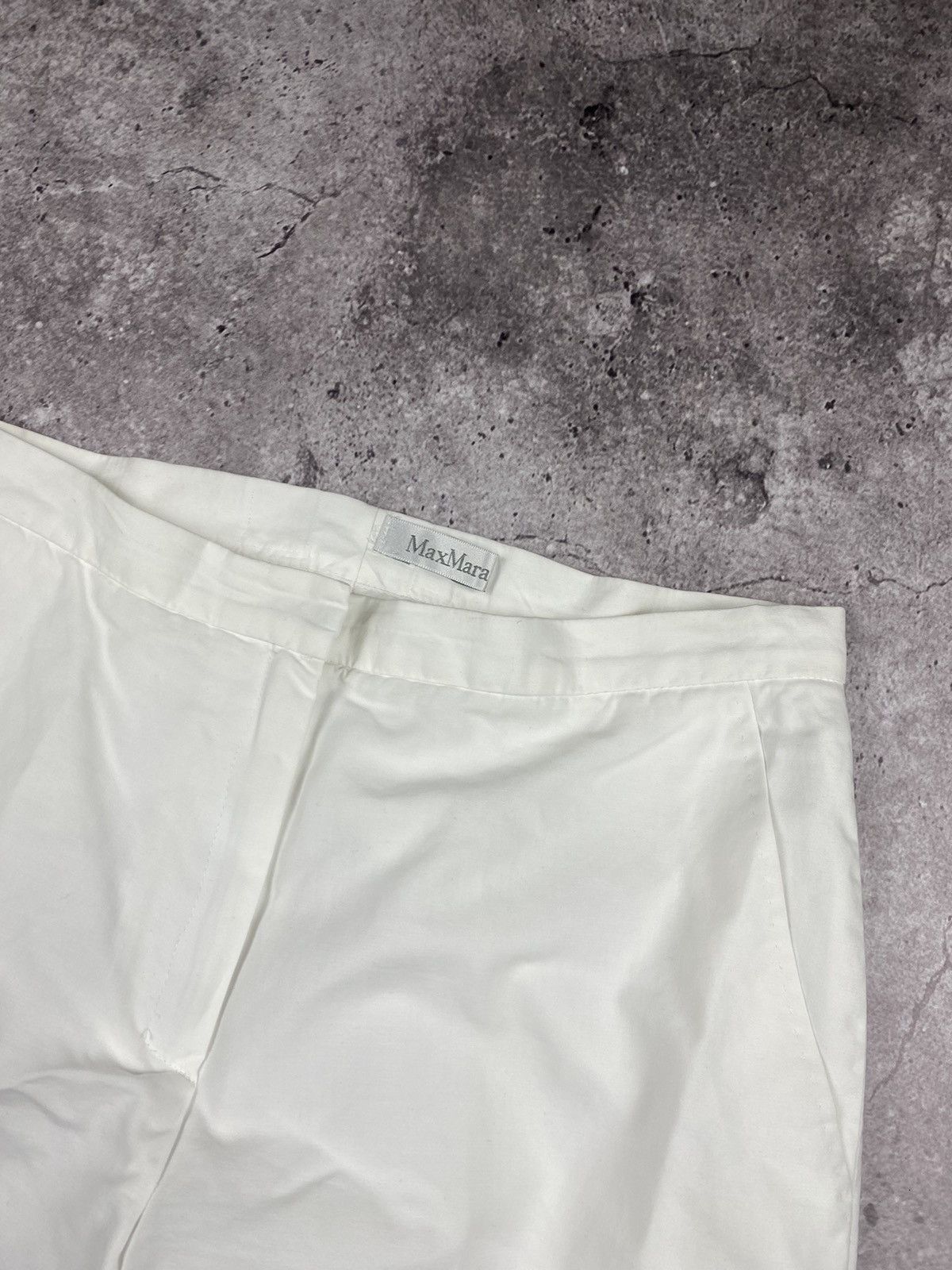 Max Mara × Vintage Vintage MaxMara Lilac Relaxed Fit Wide Leg Pants Size 32" / US 10 / IT 46 - 3 Thumbnail
