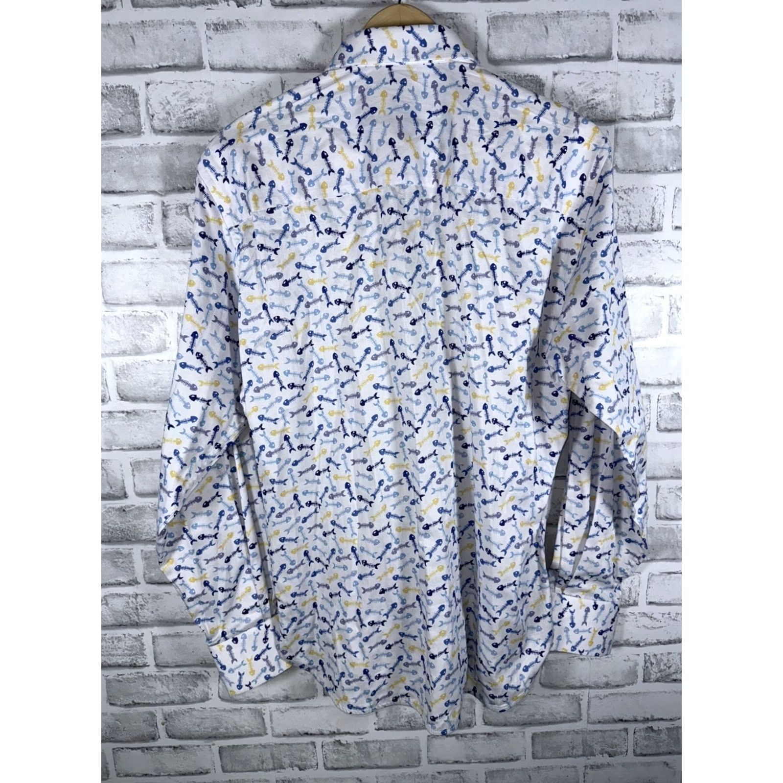Luchiano Visconti Luchiano Visconti Shirt Fishbone Multicolor Button-Up M Mens Regular Short Sleeve Size US M / EU 48-50 / 2 - 8 Thumbnail