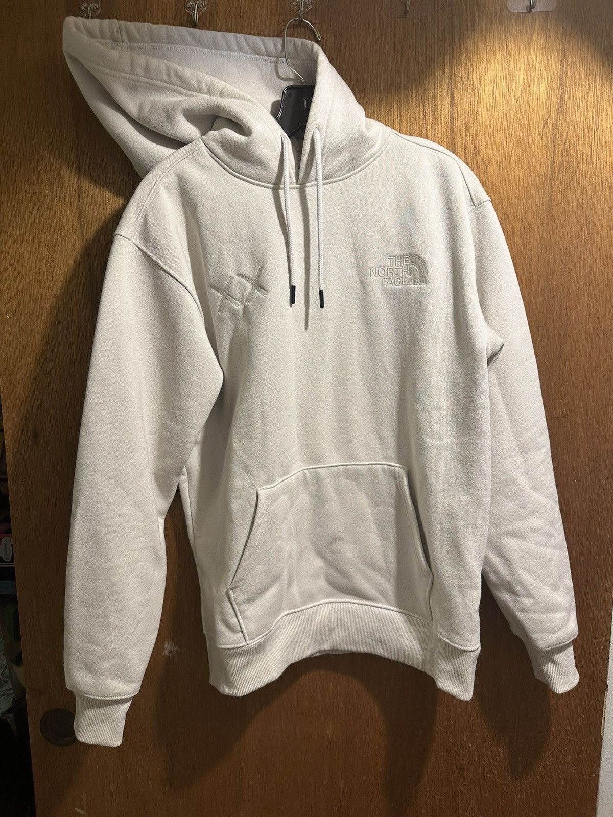 image of Kaws The Northface Hoodie in White, Men's (Size Small)