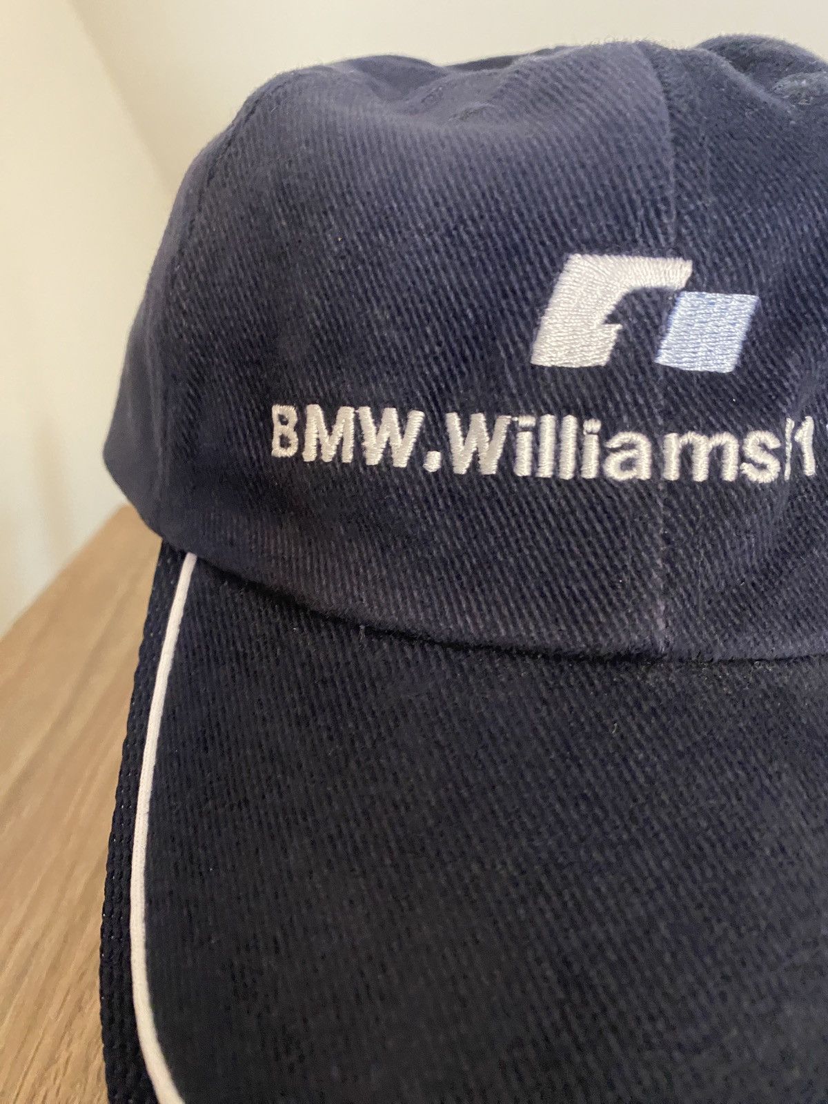 BMW Vintage 2001 Y2K BMW Williams F1 Team Navy Strapback Hat Cap Size ONE SIZE - 3 Thumbnail