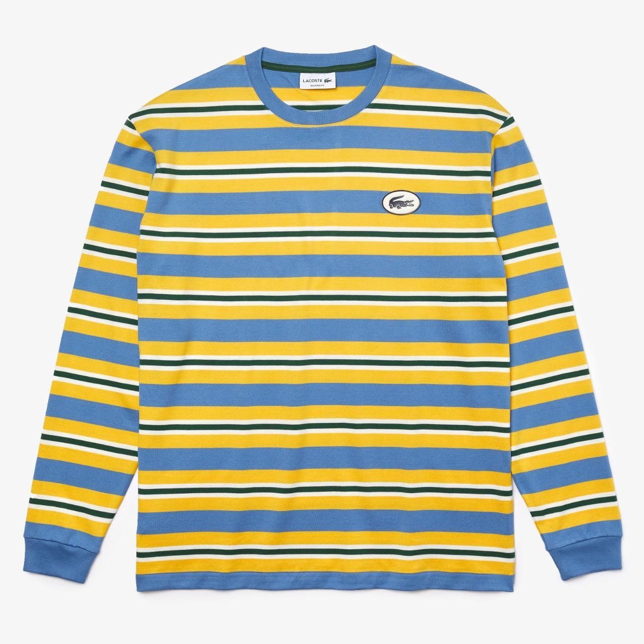 Lacoste Lacoste Heritage Loose Fit Striped Long Sleeve Size US M / EU 48-50 / 2 - 1 Thumbnail