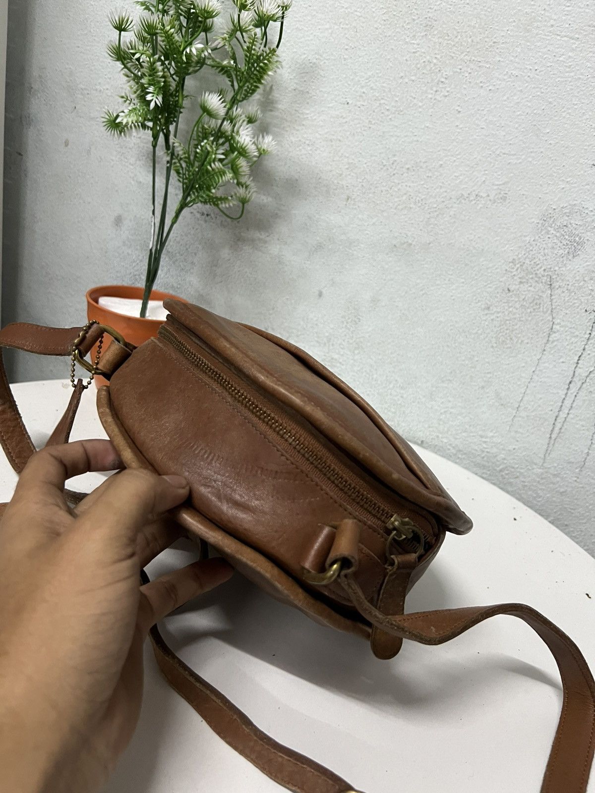 Coach × Vintage RARE DESIGN Vintage Coach Leather Shoulder Size ONE SIZE - 3 Thumbnail