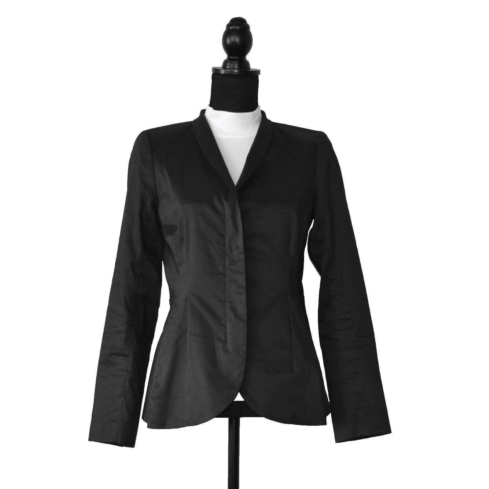 Eileen Fisher EILEEN FISHER Polished Ramie Zipper Closure Jacket Size XS Size XS / US 0-2 / IT 36-38 - 1 Thumbnail