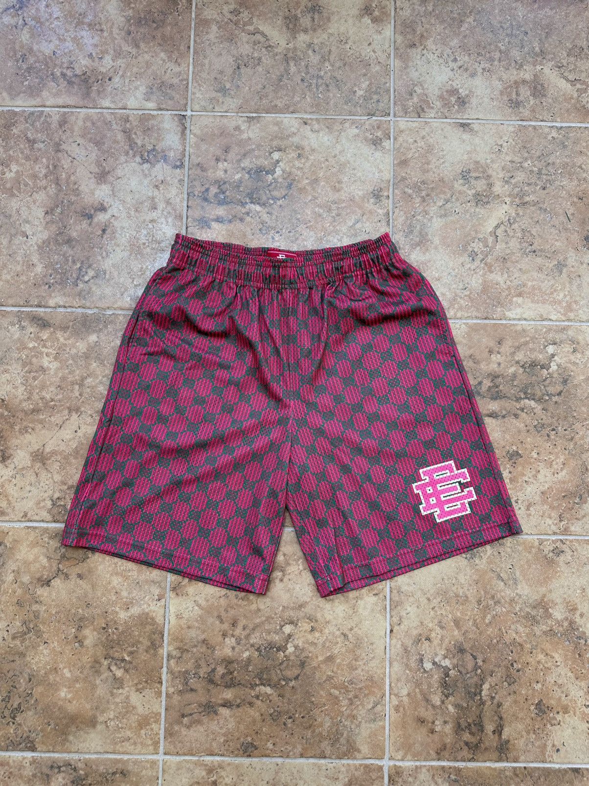Eric Emanuel Eric Emanuel - Baggy Shorts - Large - Red EE Print Size US 34 / EU 50 - 1 Thumbnail