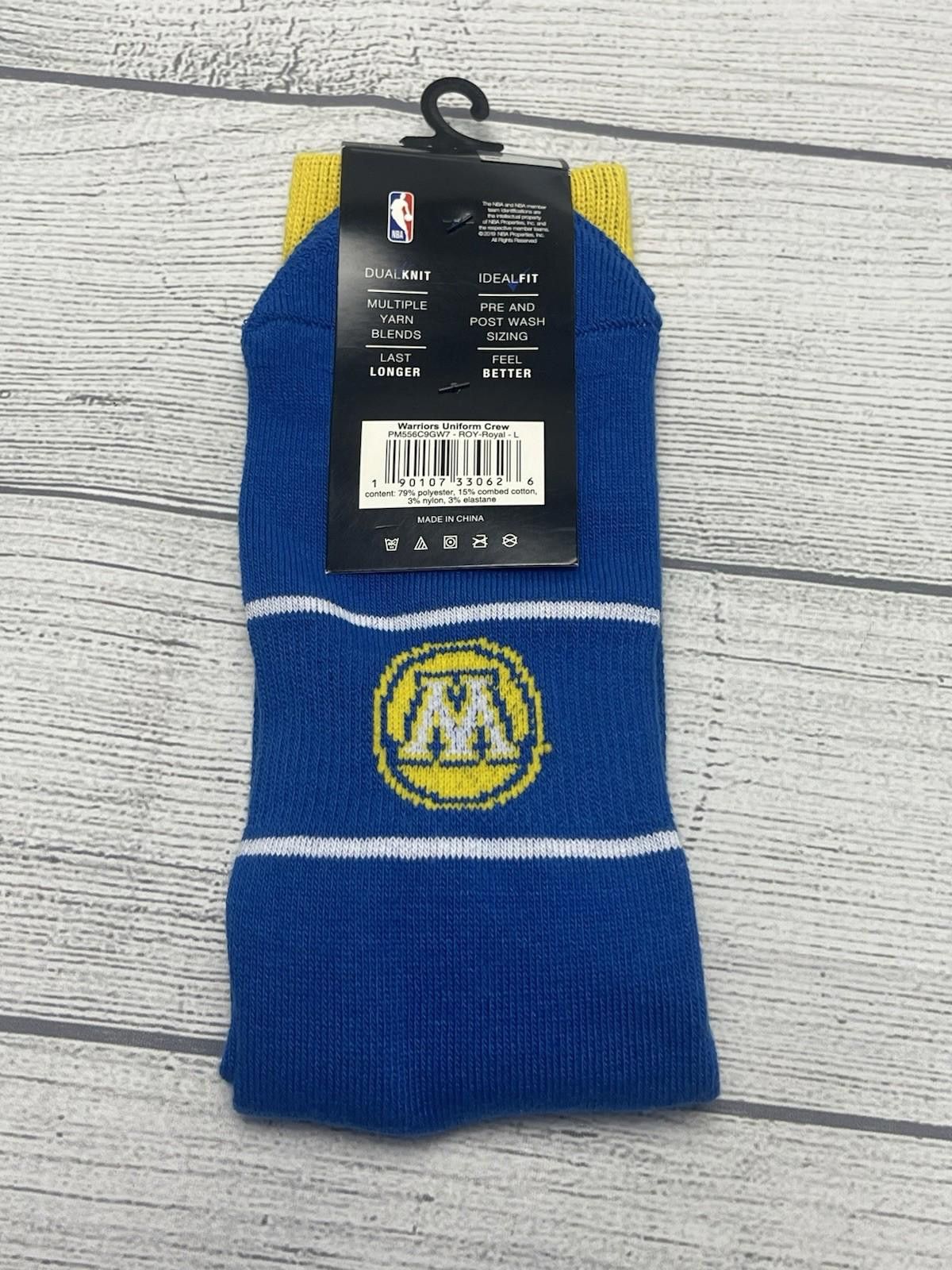 Other Golden State Warriors Socks Sz Large US Mens 6-12 Size ONE SIZE - 2 Thumbnail