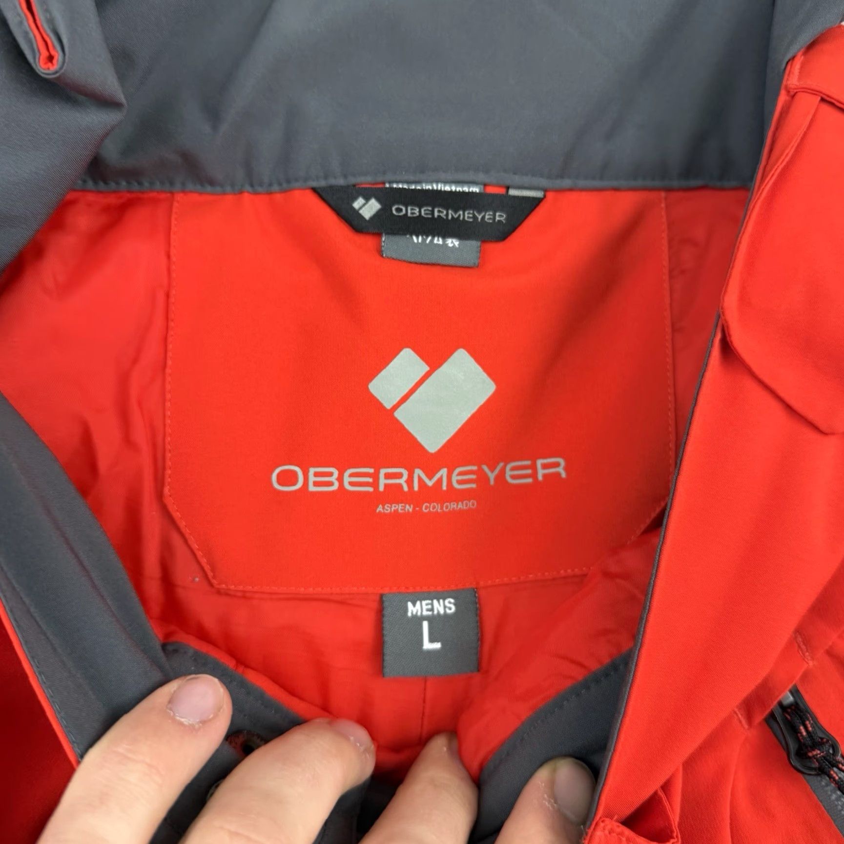 Obermeyer Obermeyer Force Pant Mens Orange Snow Pants Ski Winter Activewear L EUC Size US 33 - 5 Thumbnail