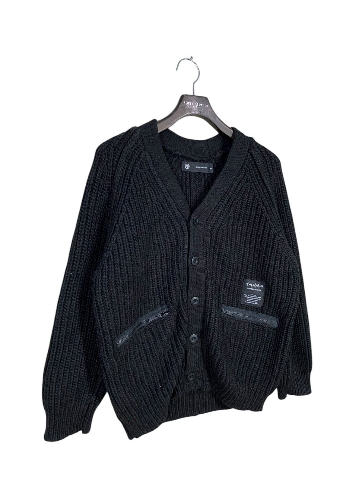 GU × Undercover Undercover x gu cable knit cardigan sweater Size US S / EU 44-46 / 1 - 2 Thumbnail
