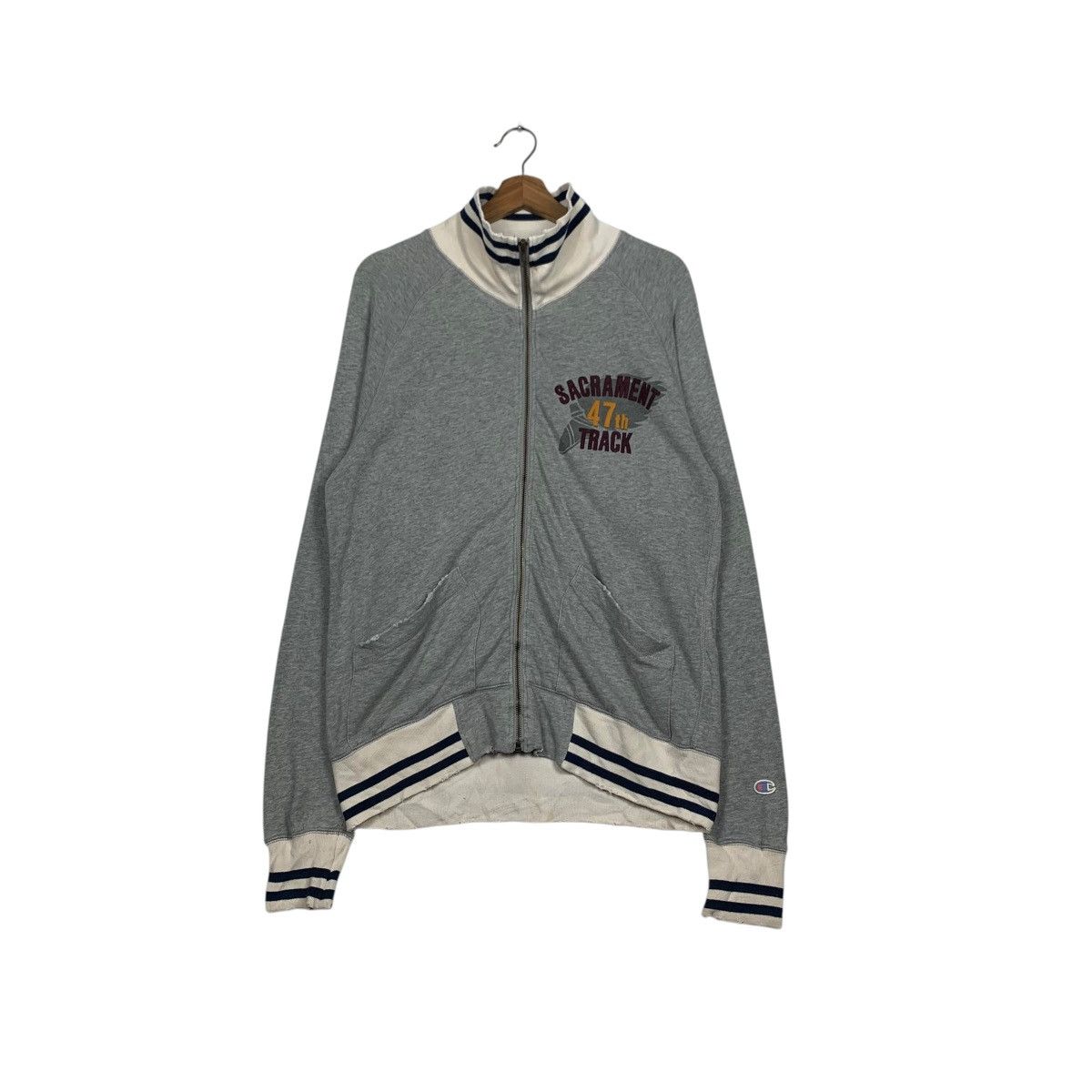 Champion Repro Vtg CHAMPION Sacrament 47th Track Sweater #2205-C97 Size US L / EU 52-54 / 3 - 1 Thumbnail