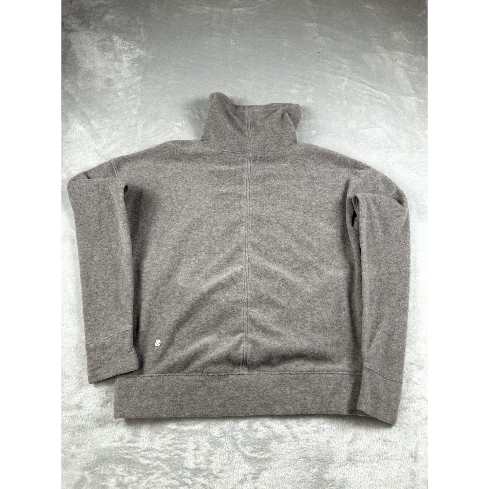 Lululemon Lululemon Sweatshirt Womens Pullover Cowl Neck Fleece Gray 4 Size S / US 4 / IT 40 - 2 Thumbnail