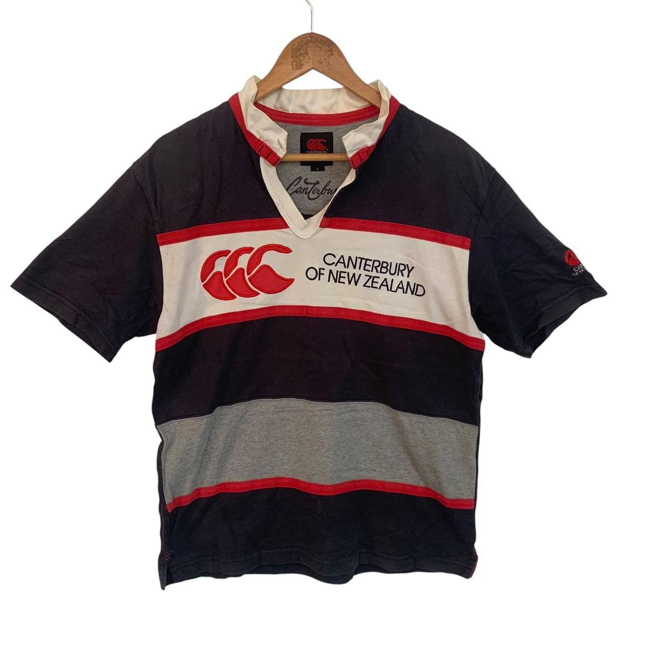 Canterbury of New Zealand Canterbury Polo Shirt Stripe Vintage 90s Size US M / EU 48-50 / 2 - 1 Thumbnail