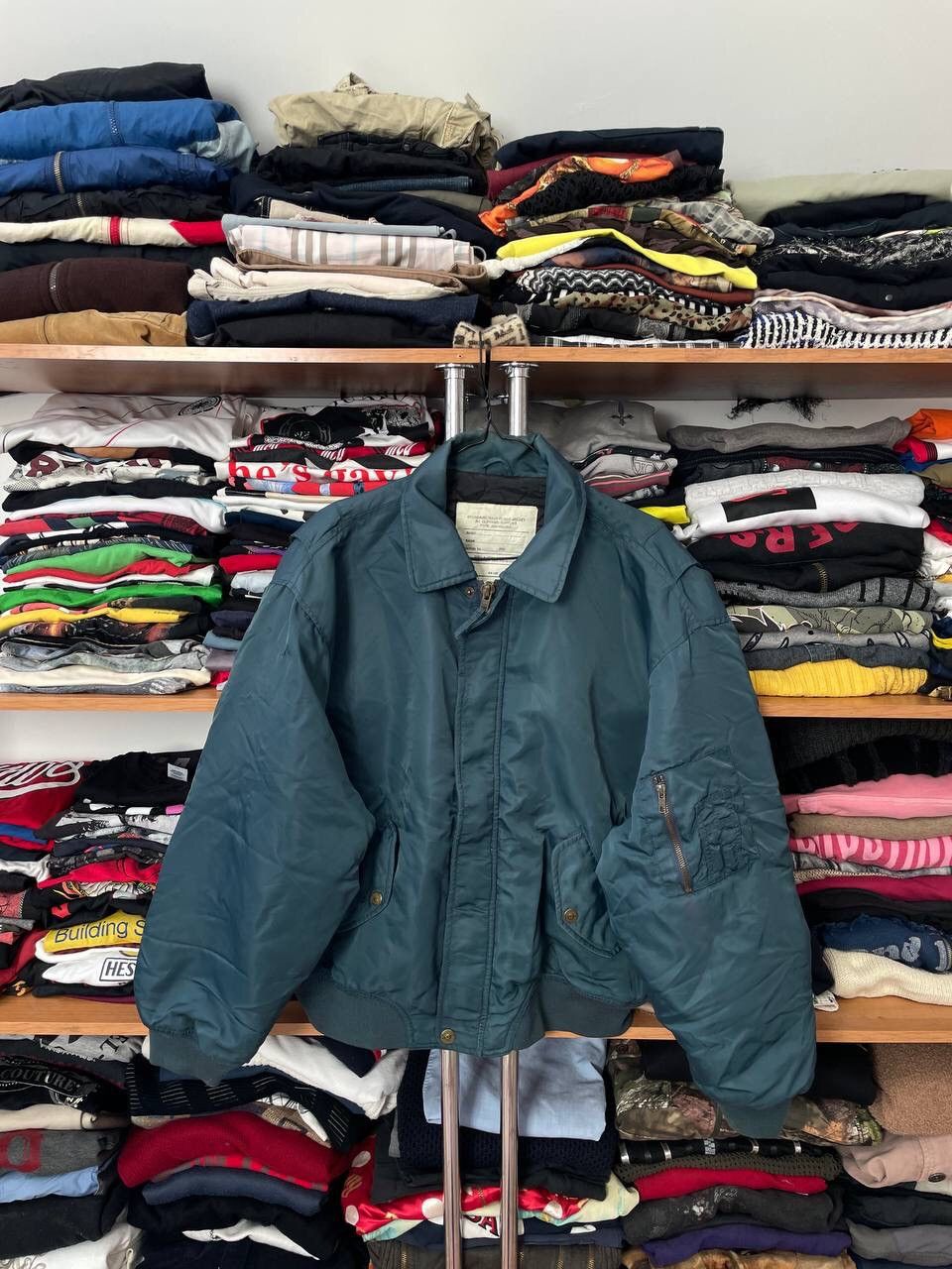 Other VINTAGE 90S HUGE BAGGY Y2K BOMBER JACKET Size US L / EU 52-54 / 3 - 1 Thumbnail