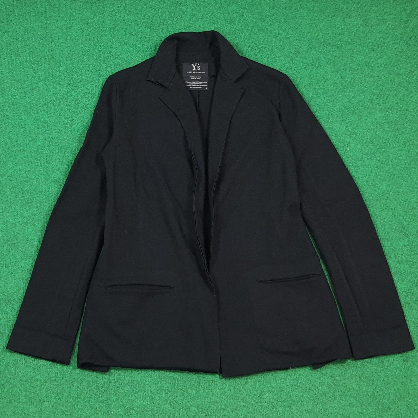 Yohji Yamamoto Vintage Y's Femme Wool Blazer Jacket Clack Cat C296N28 Size XS / US 0-2 / IT 36-38 - 1 Thumbnail