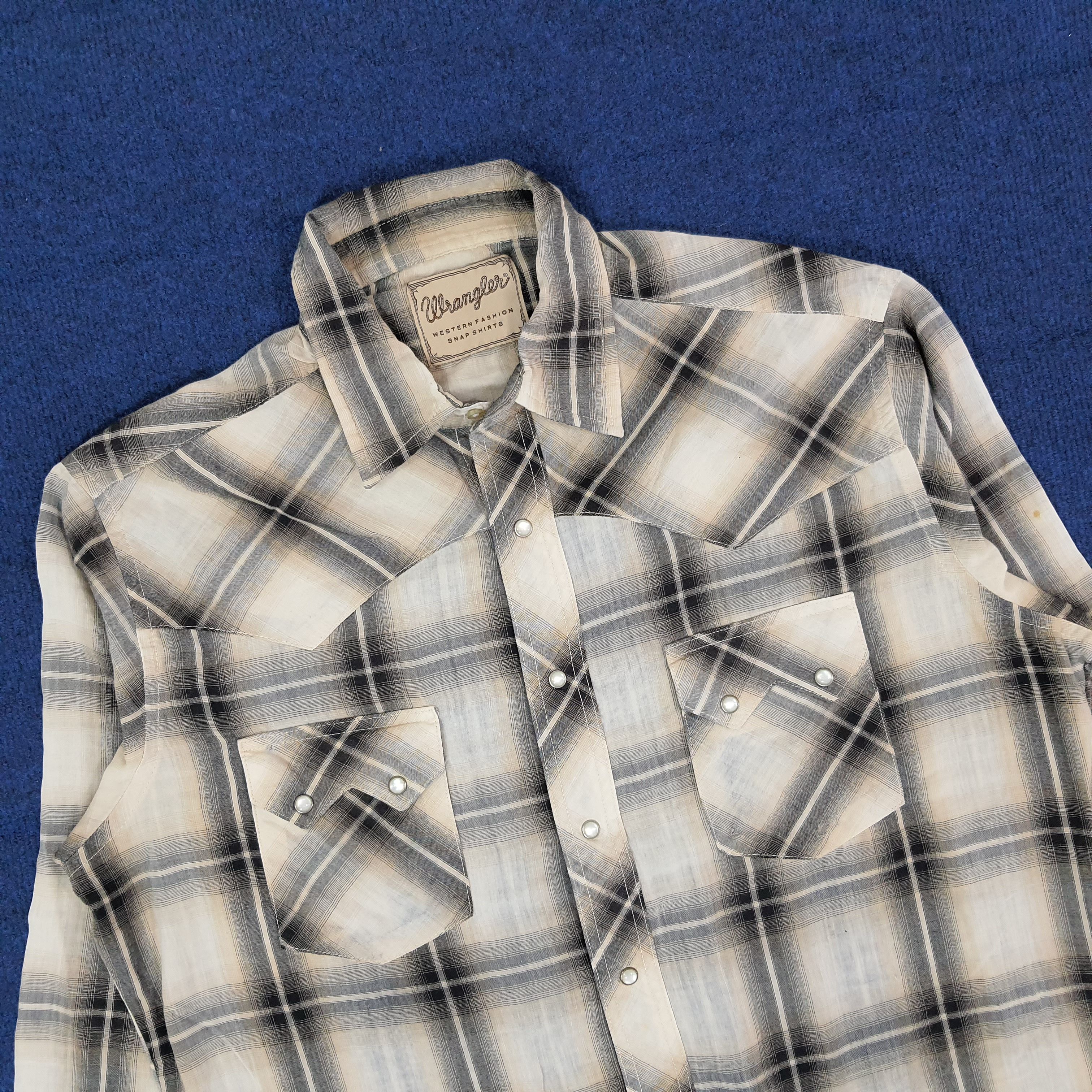 Wrangler Vintage Wrangler Western Classic Button Up Shirt C223N34 Size L / US 10 / IT 46 - 2 Thumbnail