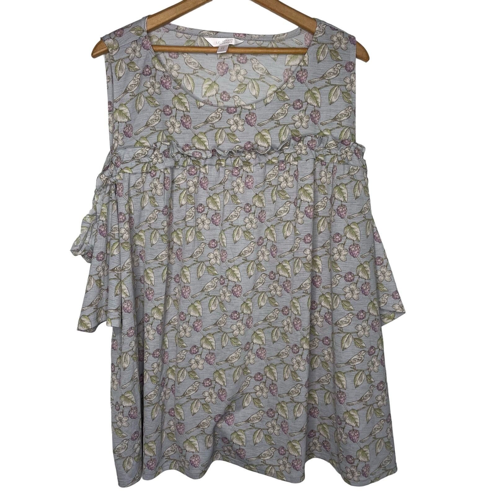 Other NWOT Lauren Conrad Cold Shoulder Top Size 3XL / US 20-22 - 1 Thumbnail