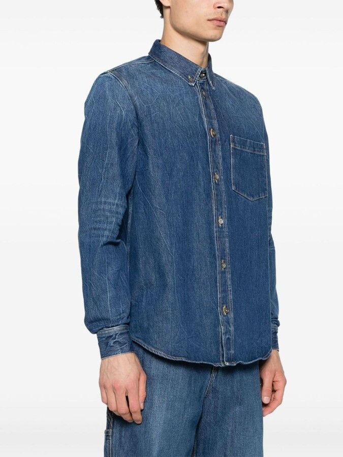 Acne Studios 48/M - Vintage Wash - Ansel Denim Shirt Size US M / EU 48-50 / 2 - 2 Thumbnail