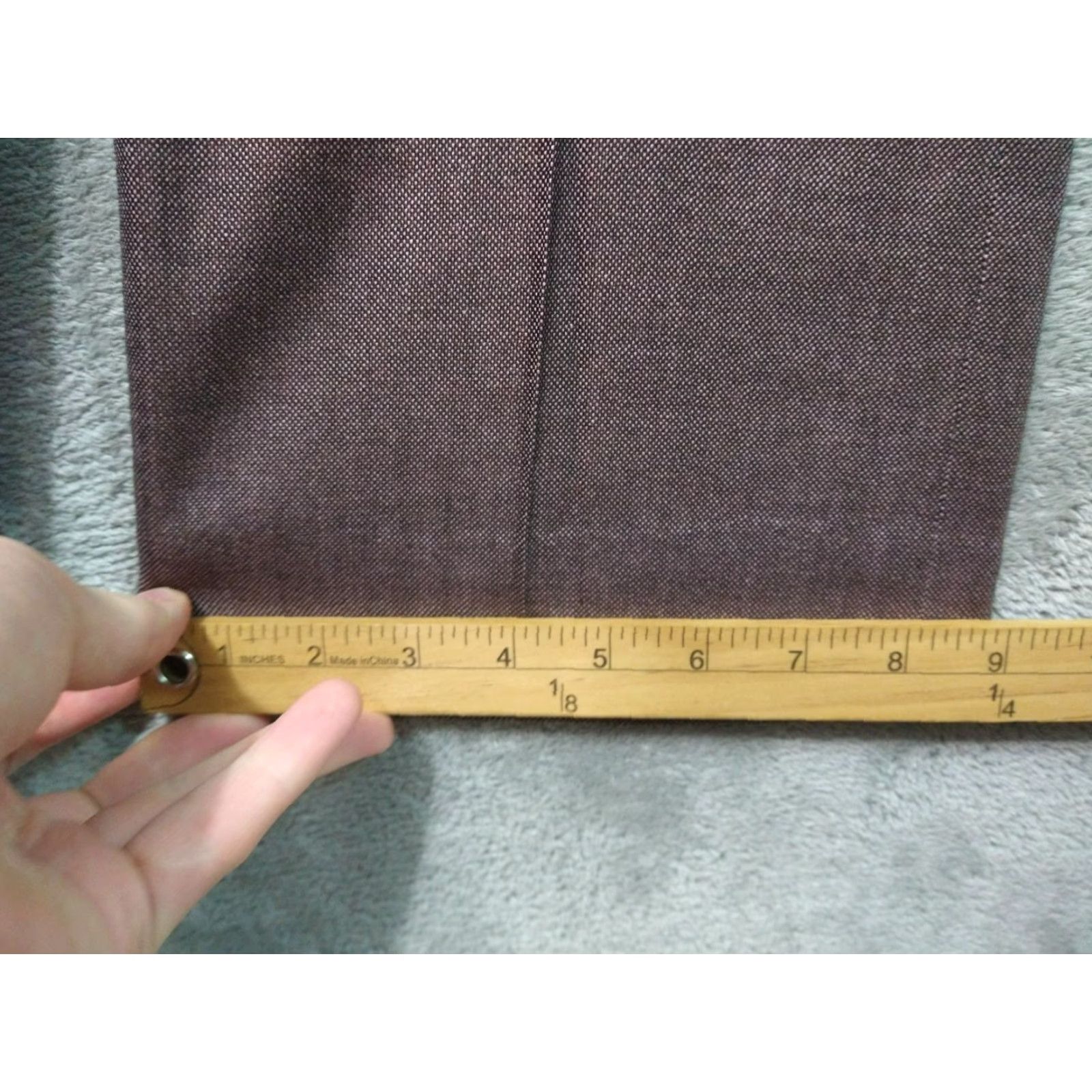 Hugo Boss Hugo Boss Pants Womens 2 Purple Wool Blend Trousers Straight Leg Career Pants Size 26" / US 2 / IT 38 - 6 Thumbnail