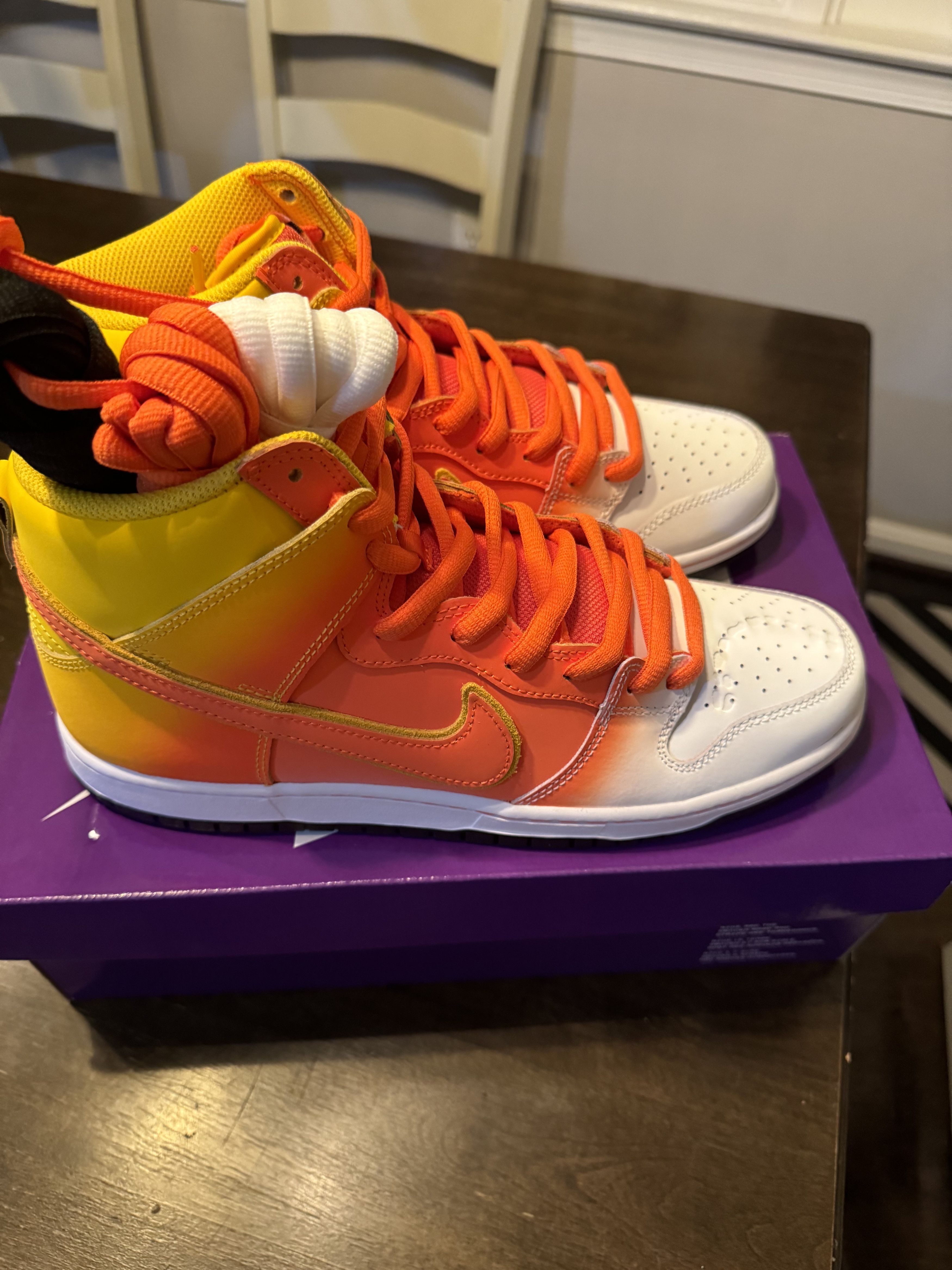 Nike Nike SB Dunk High Sweet Tooth Candy Corn Size US 10 / EU 43 - 4 Thumbnail