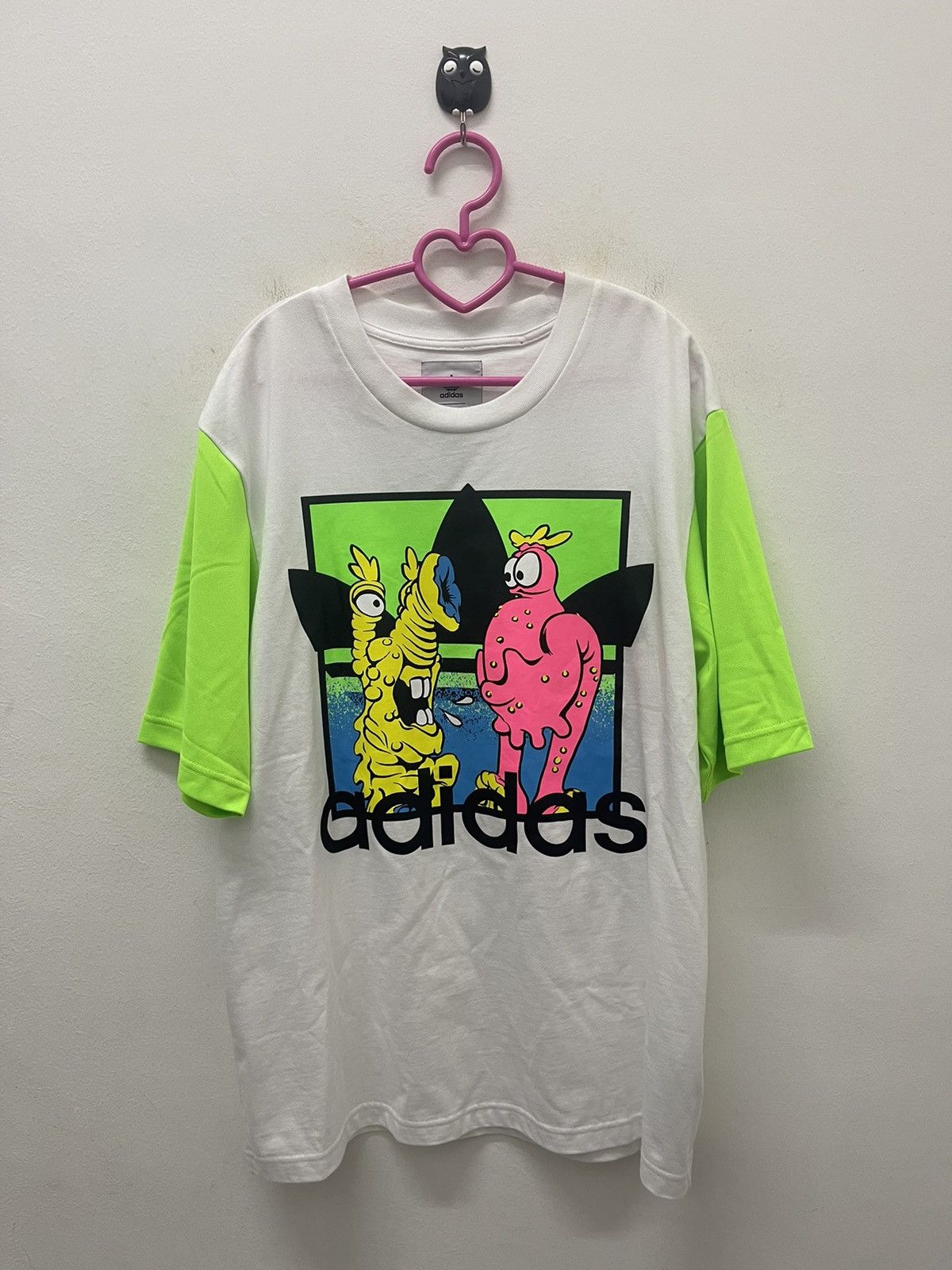 Adidas × Jeremy Scott Rare ADIDAS JEREMY SCOTT Cartoon Pop Art Loose Size US S / EU 44-46 / 1 - 1 Thumbnail