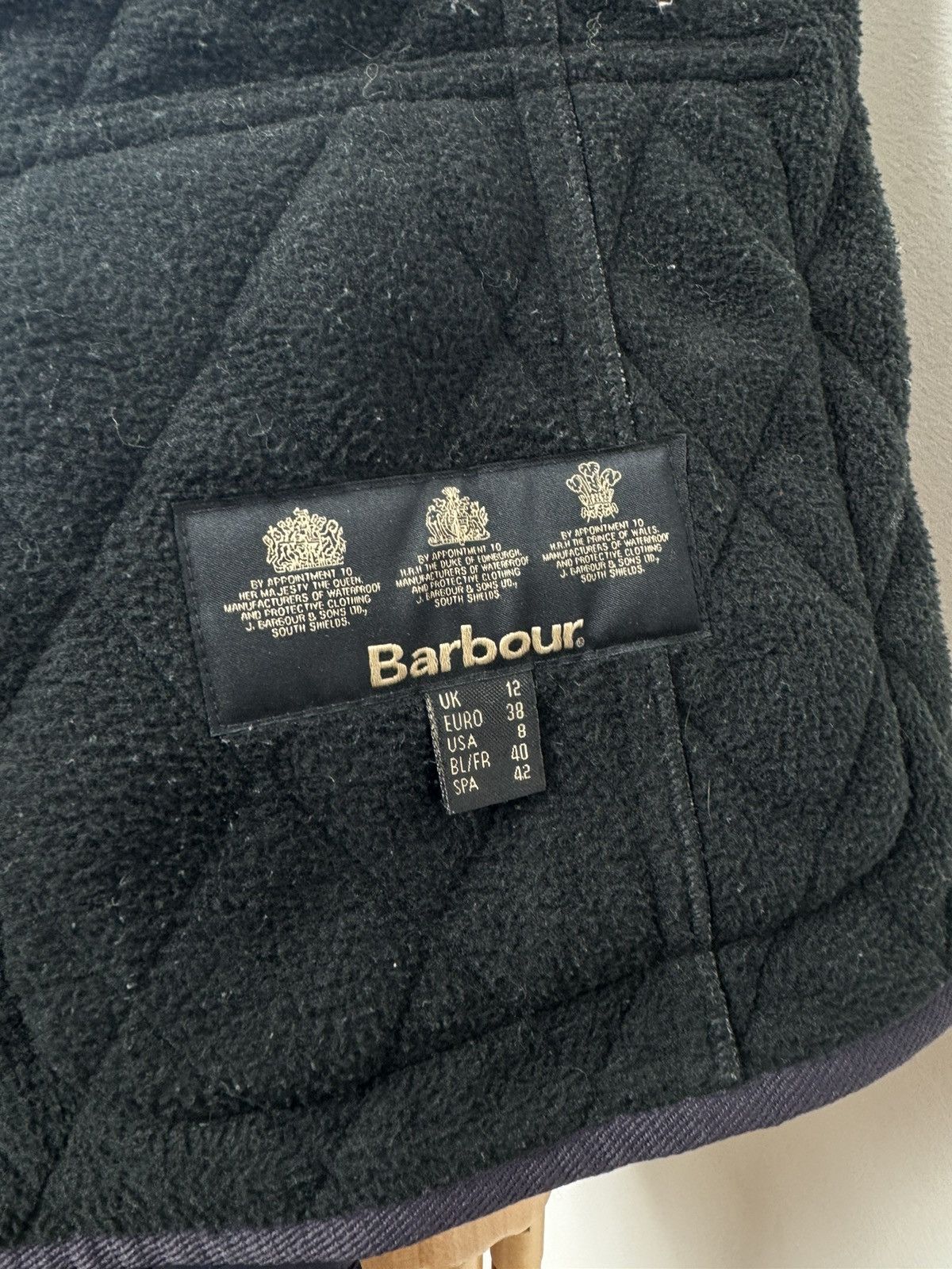 Barbour × Vintage Men’s Vintage Barbour International Polarquilt Jacket size 8 Size M / US 6-8 / IT 42-44 - 10 Thumbnail