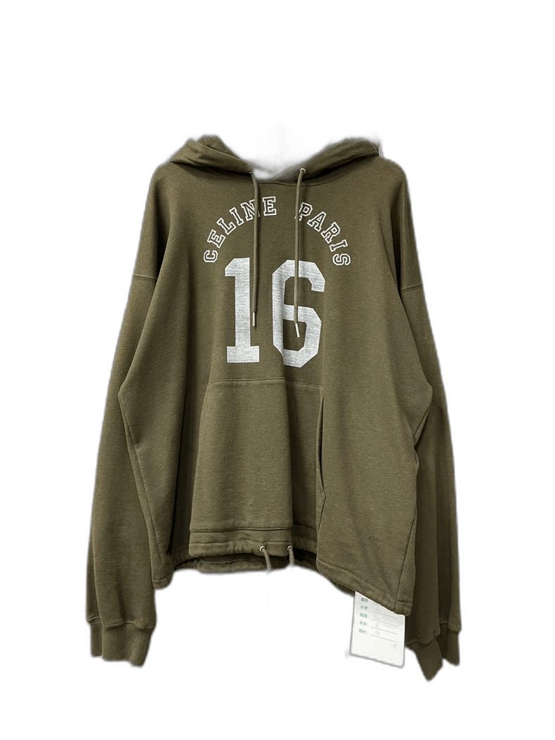 Celine Celine Paris Hoodie with Number 16 Size US M / EU 48-50 / 2 - 1 Thumbnail