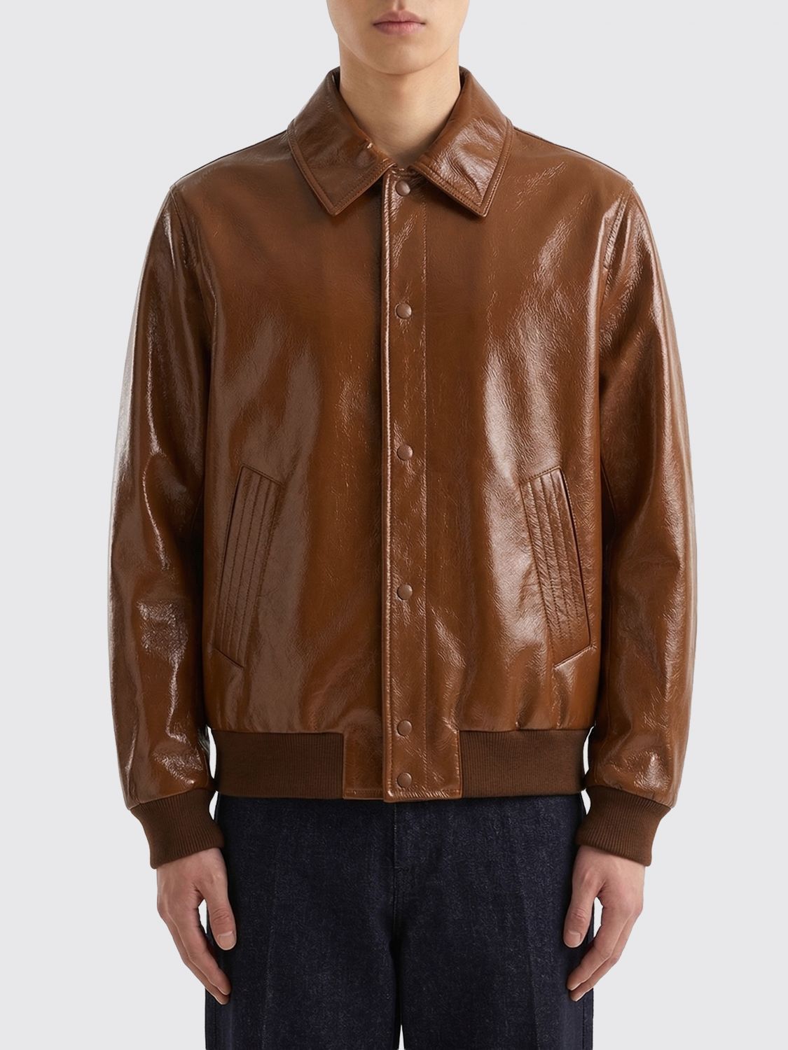 Fendi Fendi Jacket Men Brown Size US XL / EU 56 / 4 - 1 Thumbnail