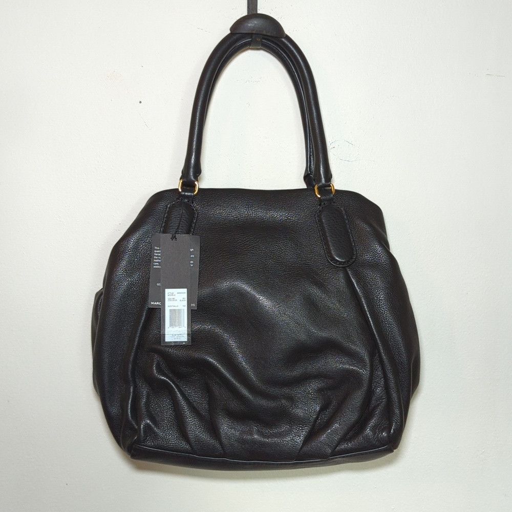 Marc by Marc Jacobs Marc by Marc Jacobs Black Italian Leather Crossbody Hobo Ba Size ONE SIZE - 3 Thumbnail
