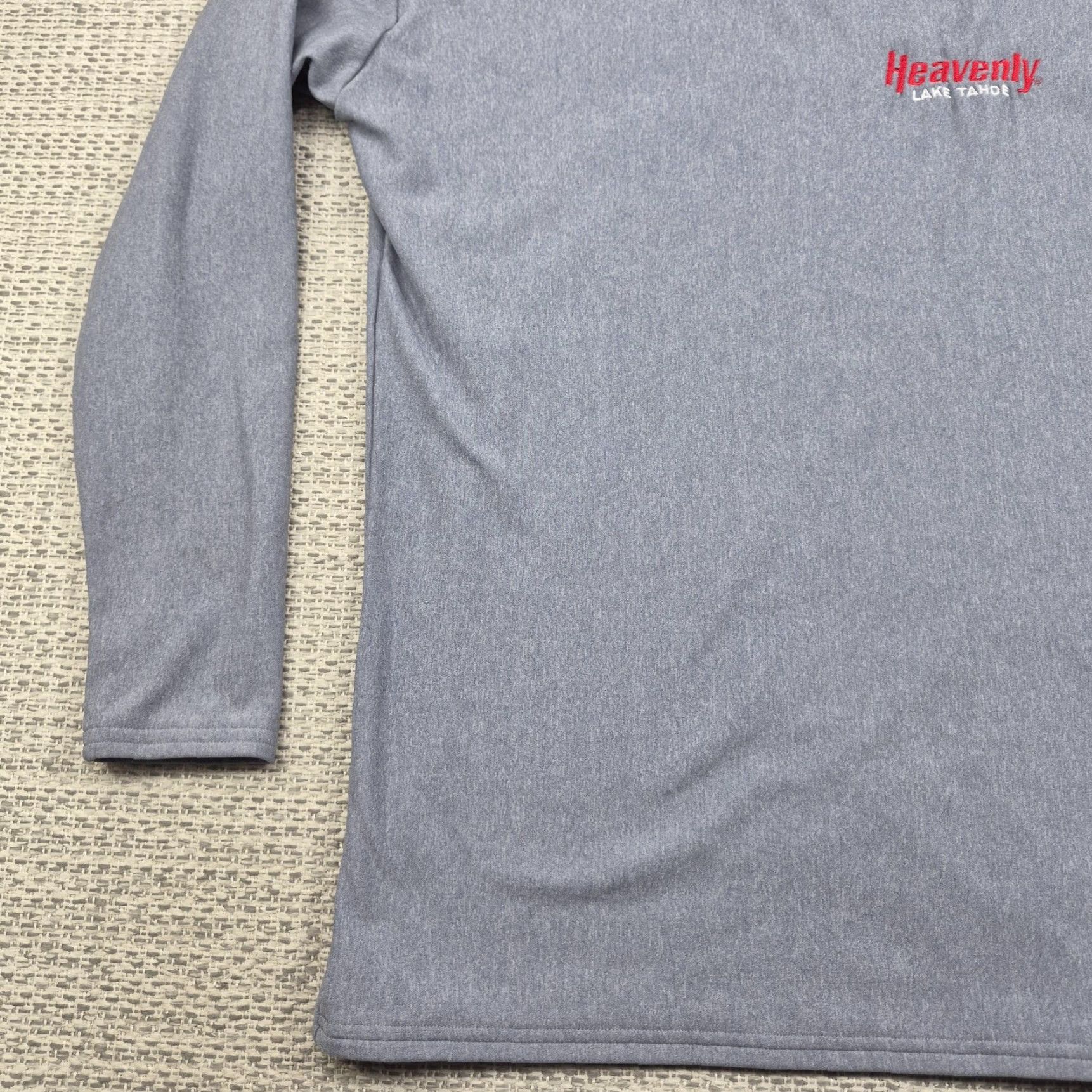 Under Armour Under Armour Shirt Womens Large Gray Heavenly Lake Tahoe Mock Neck Ski Base Layer Size L / US 10 / IT 46 - 3 Thumbnail