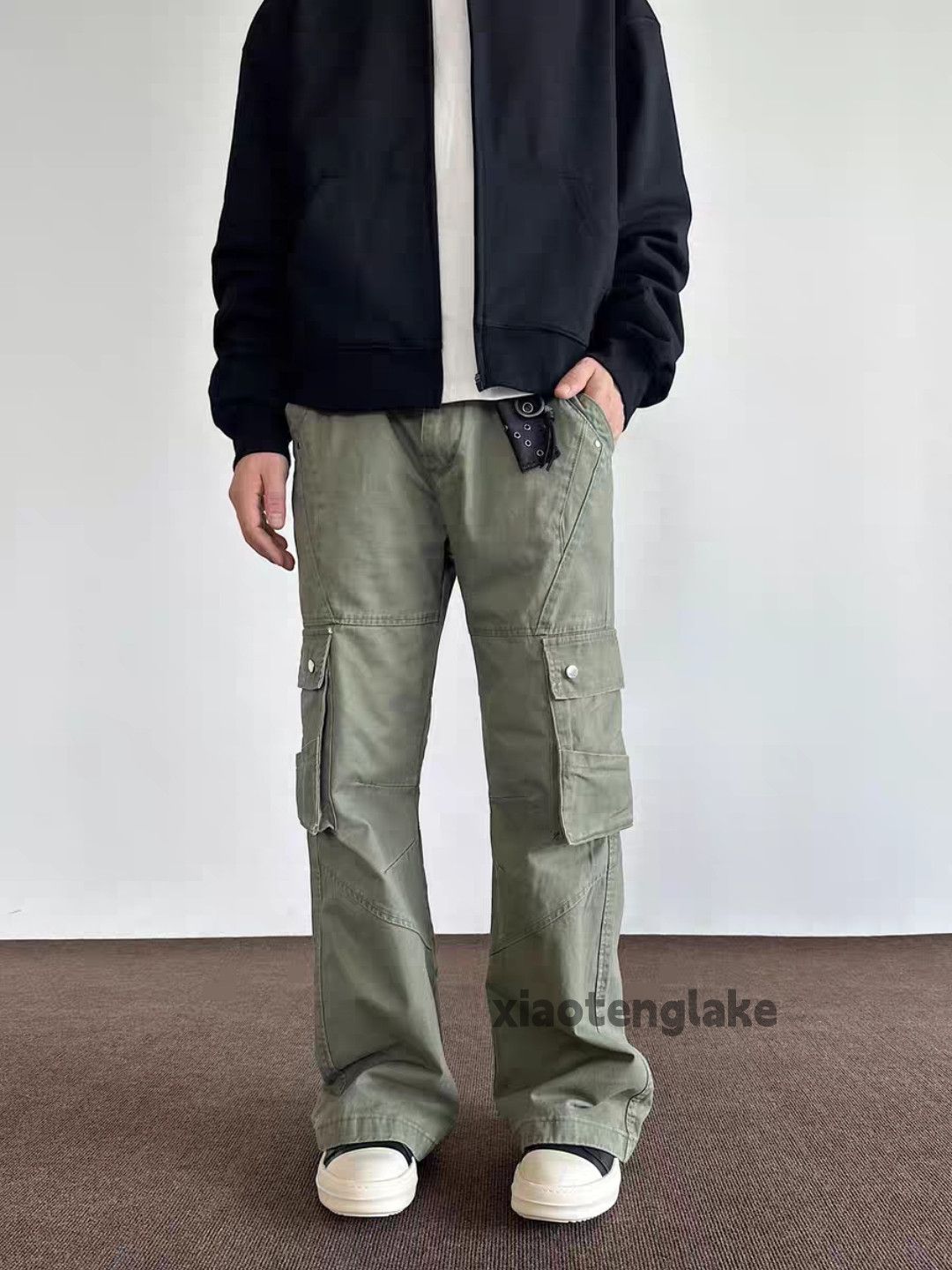 Vintage Unisex military outdoor loose baggy cargo workwear pants Size US 32 / EU 48 - 5 Thumbnail