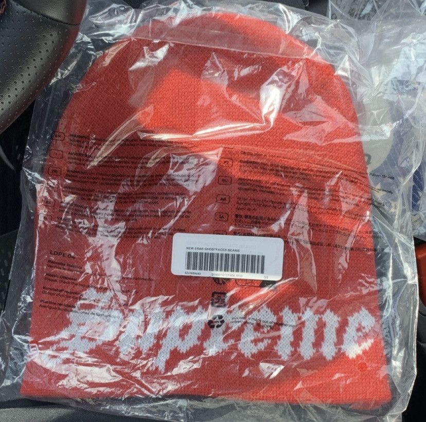 Supreme Ghostface Supreme Beanie Red WILL SHIP ASAP Size ONE SIZE - 2 Thumbnail
