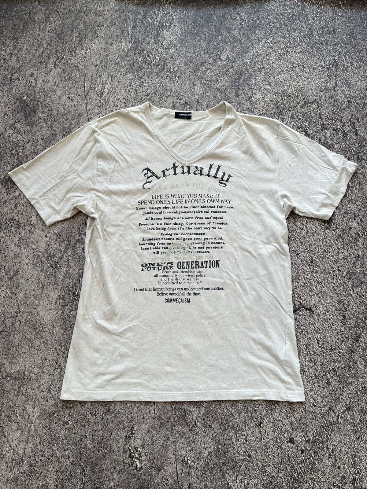 Comme Ca Ism Y2K Comme Ca ism ifsixwasnine tshirt Size US L / EU 52-54 / 3 - 1 Thumbnail