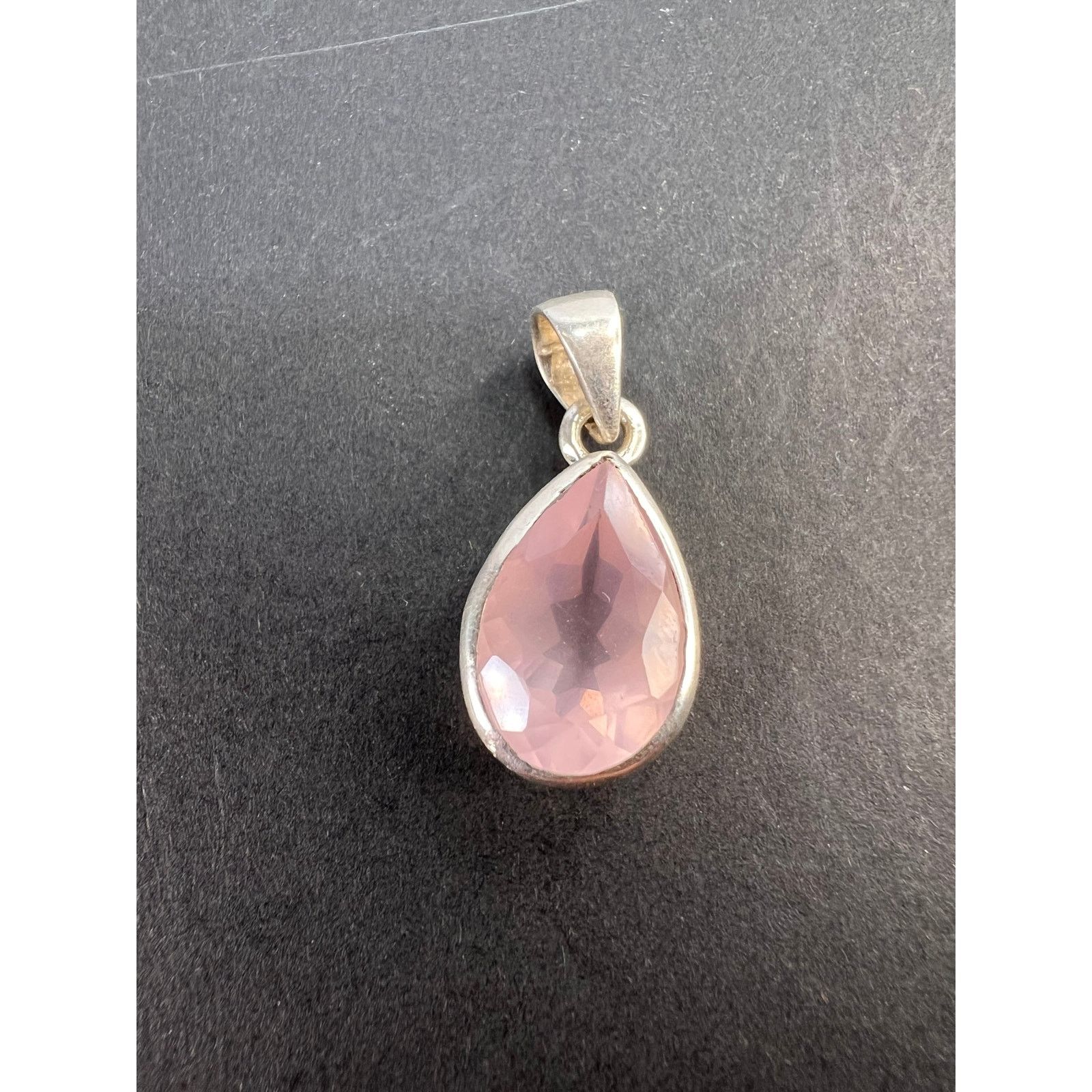 Other NEW Rose Quartz teardrop gemstone 925 pendant 3.34 grams Size ONE SIZE - 10 Thumbnail
