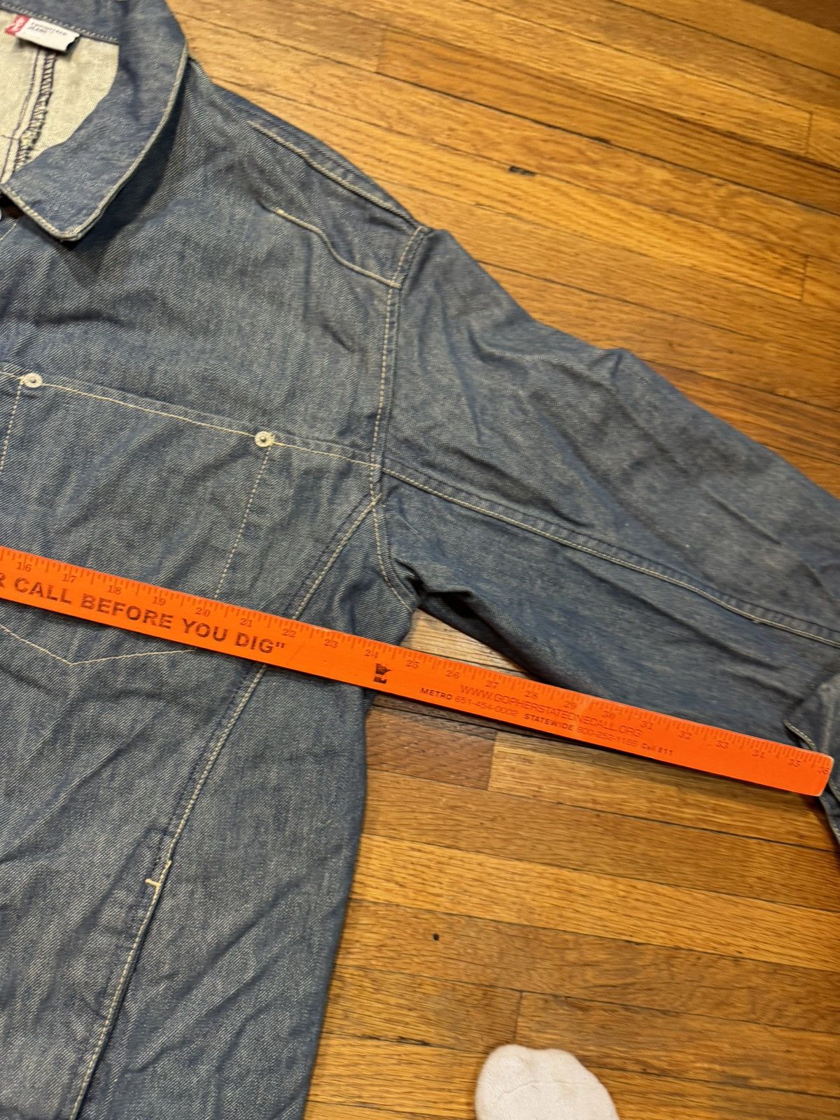 Levi's × Levi's Vintage Clothing × Vintage Vintage Levi’s Engineered Denim Chore Jacket Size US XL / EU 56 / 4 - 8 Thumbnail