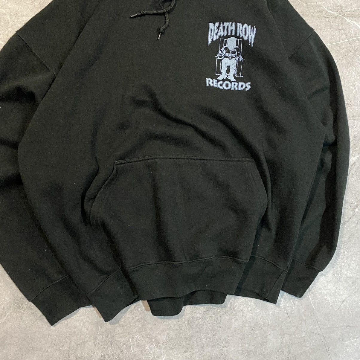 Band Tees VINTAGE DEATH ROW RECORDS BIG LOGO HOODIE 00s Size US XL / EU 56 / 4 - 10 Thumbnail