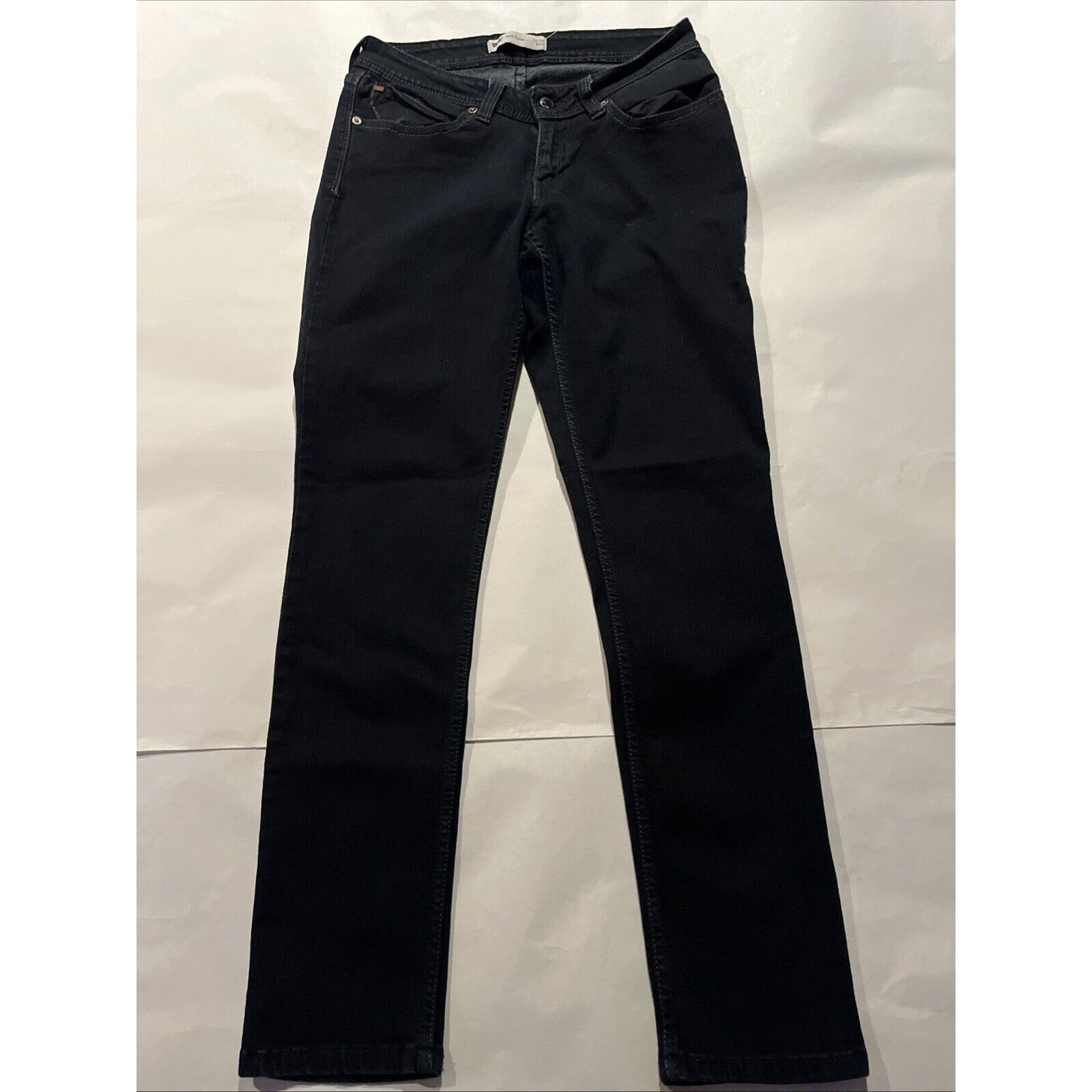 Levi's Levi’s 28x30 Black Denim Bold Curve Skinny Low Rise Jeans Size 28" / US 6 / IT 42 - 2 Thumbnail