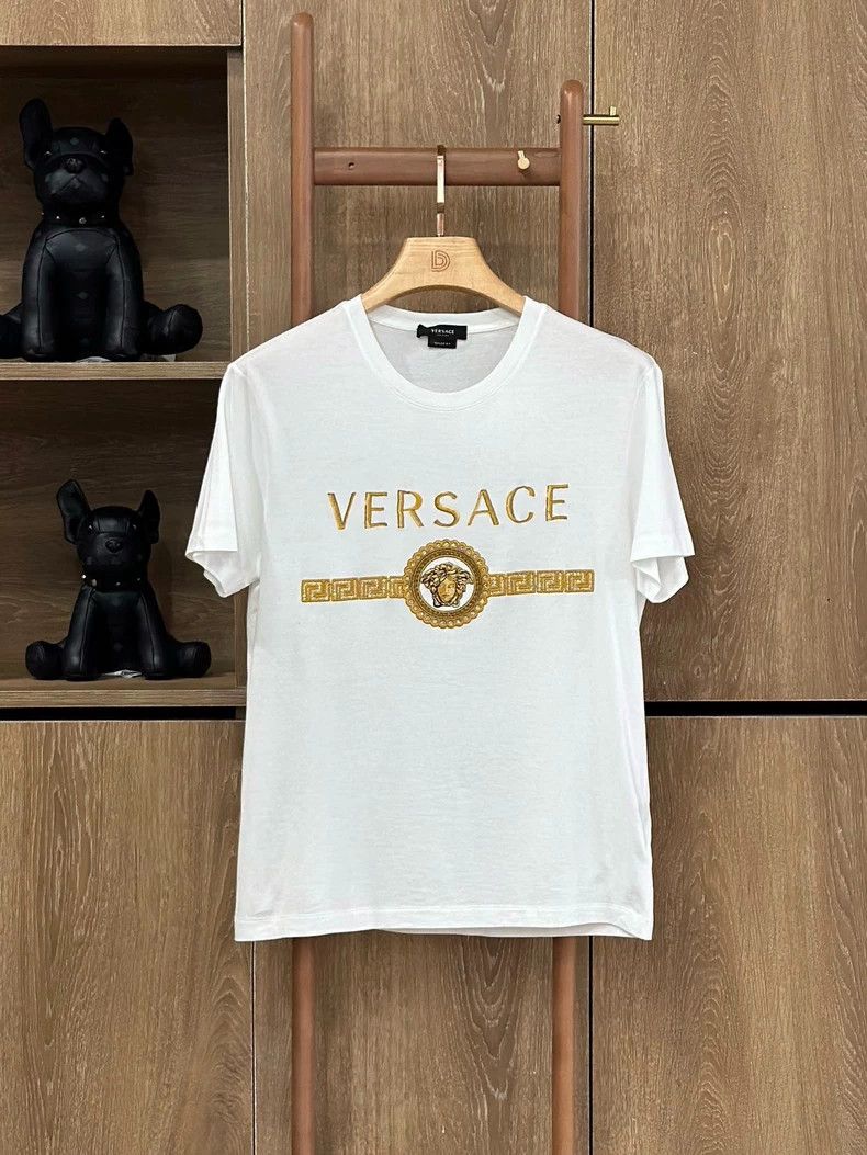 Versace Versace White casual short-sleeved T-shirt Size US S / EU 44-46 / 1 - 1 Thumbnail