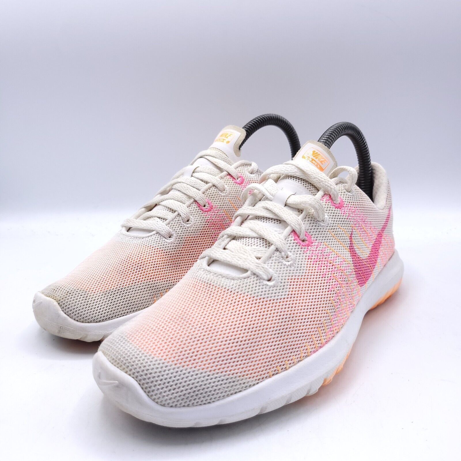 Nike Nike Flex Fury Lace Up Shoe Womens Size 6 705299-101 Pink Size US 6 / IT 36 - 1 Thumbnail