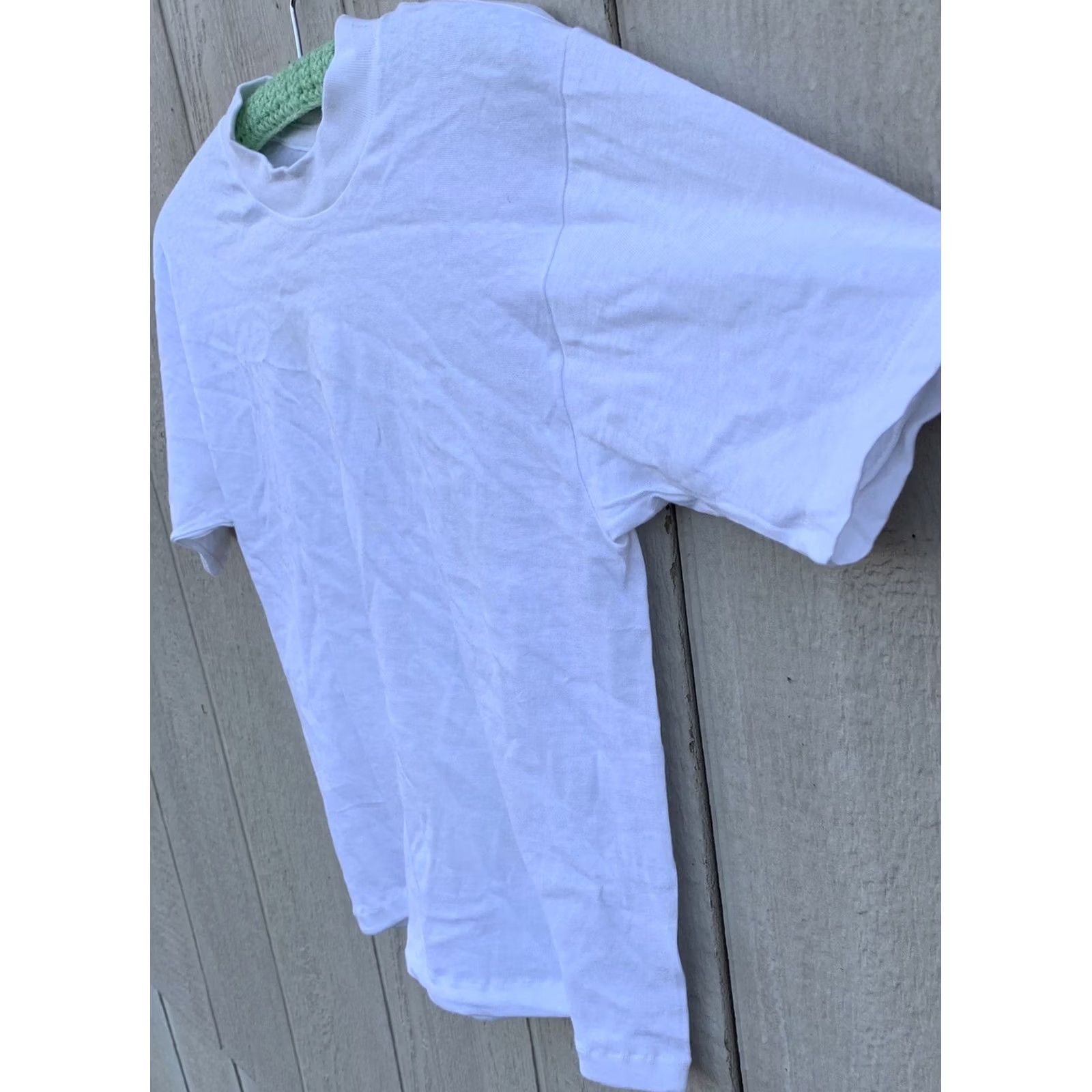 Jockey VINTAGE Jockey Shirt Mens T-Shirt White Crew Neck Short Sleeve Size M 38 40 Life BO SUN Single Stitch Size US M / EU 48-50 / 2 - 4 Thumbnail