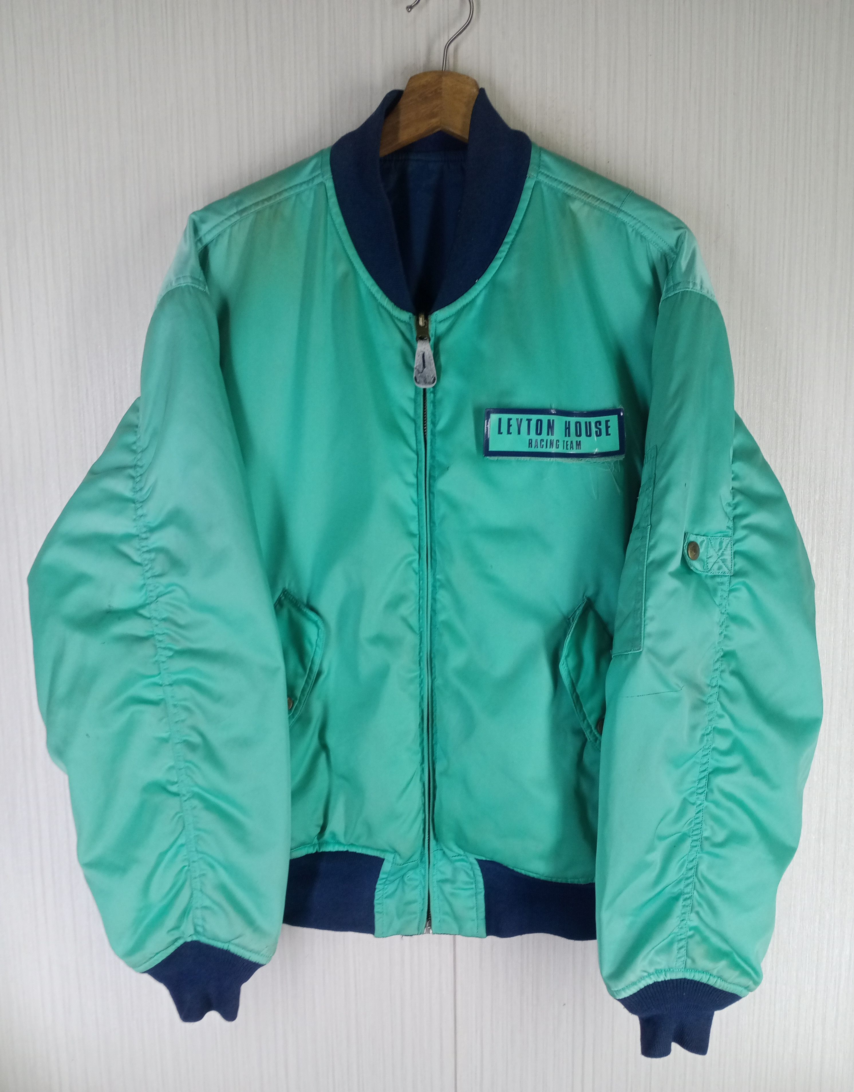 Sports Specialties Vintage 90s Leyton House Racing Team Bomber Jacket Size US M / EU 48-50 / 2 - 2 Thumbnail