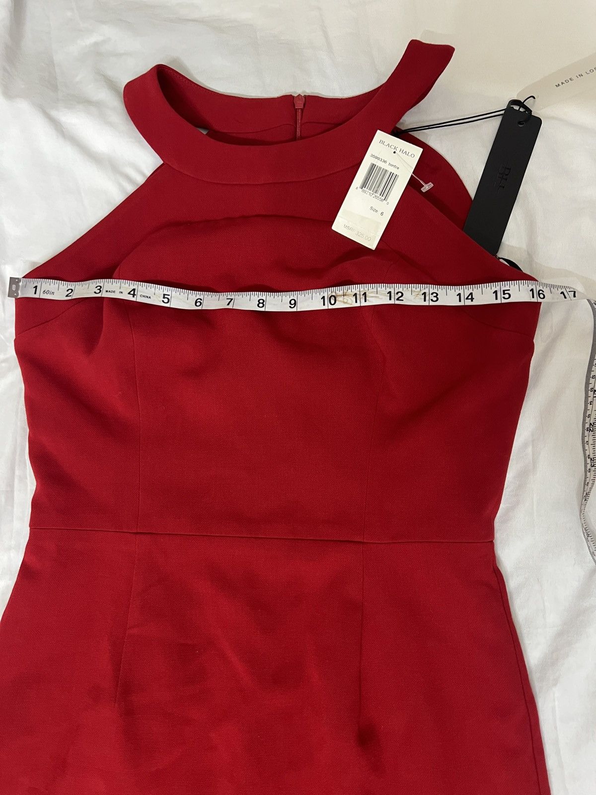 Black Halo Black Halo Red Midi Dress size 6 new Size M / US 6-8 / IT 42-44 - 8 Thumbnail