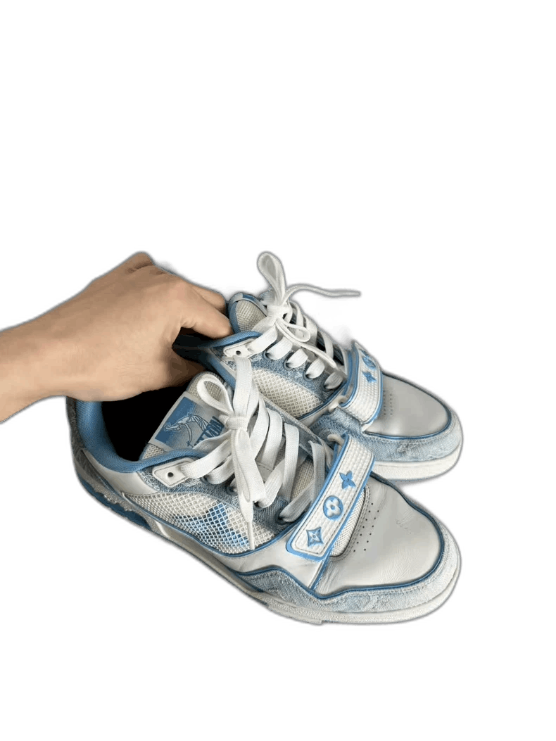 Louis Vuitton Louis Vuitton LV Trainer Sneakers with Velcro Size US 10.5 / EU 43-44 - 1 Thumbnail