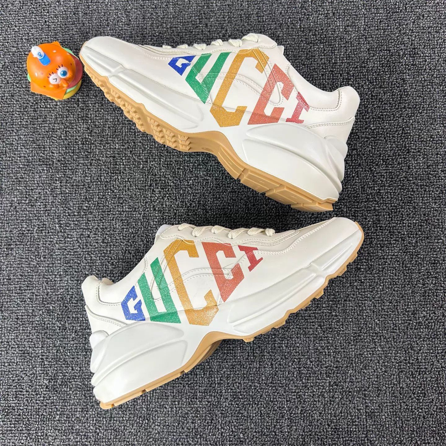 Gucci Gucci Color Blocked Logo Dad Sneaker 37 Size US 6.5 / IT 36.5 - 4 Thumbnail