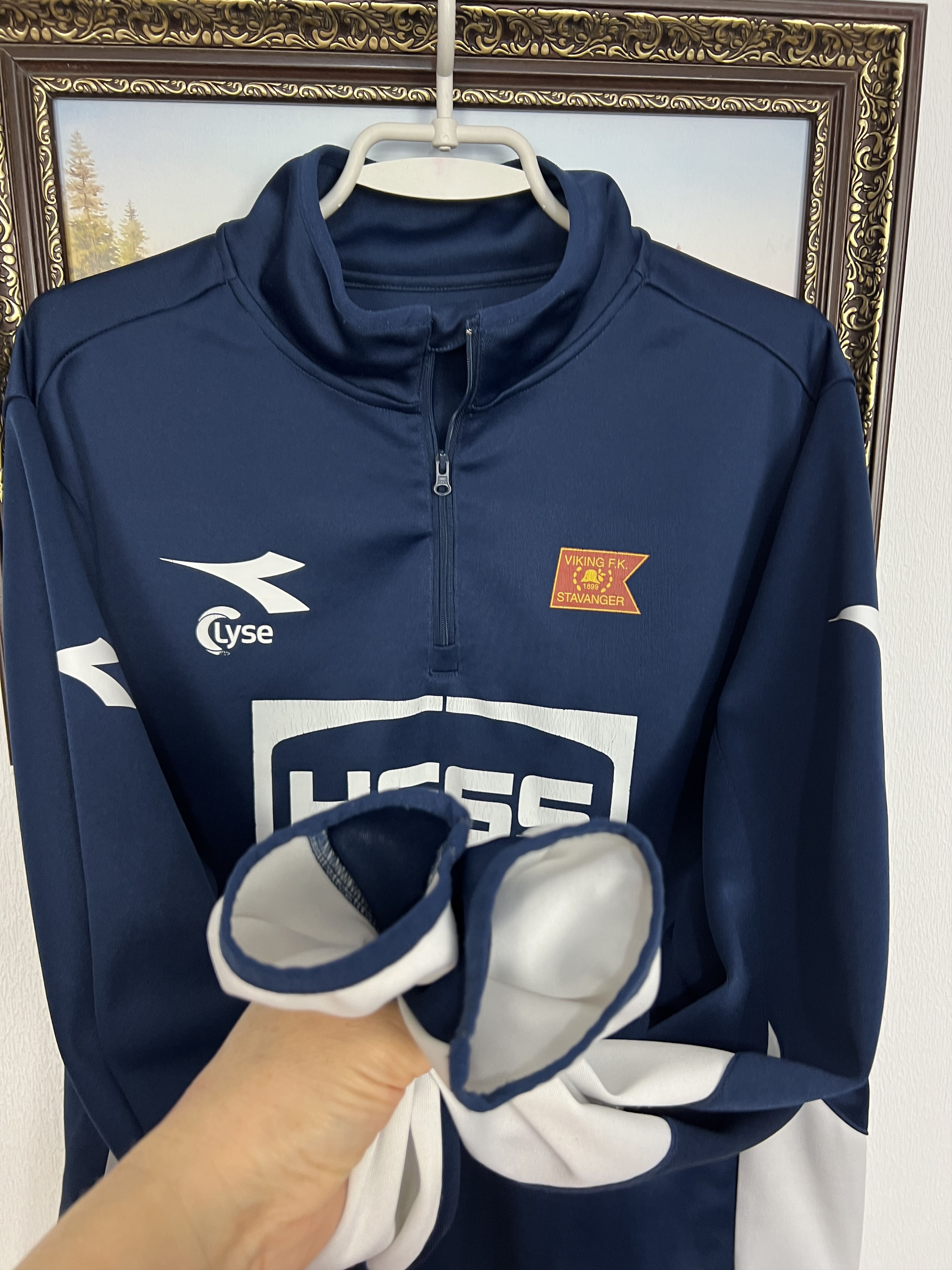 Diadora Viking Stavanger Football Train Jacket Soccer Track Top Size US L / EU 52-54 / 3 - 5 Thumbnail
