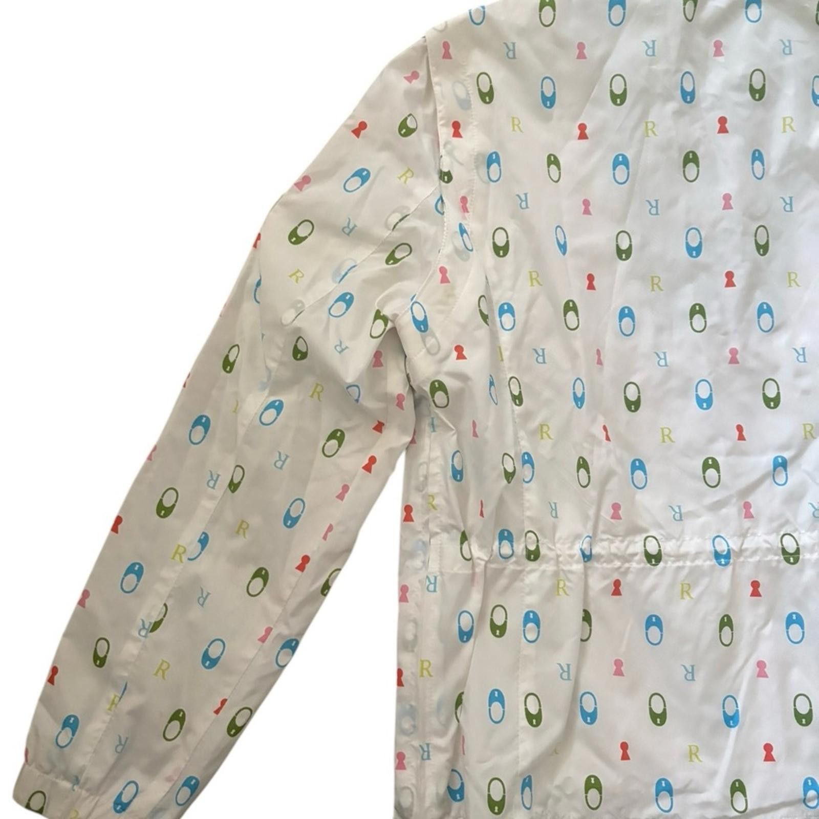 Renoma Renoma Sports Half Zip Multicolor Logo Print Jacket White Size S / US 4 / IT 40 - 8 Thumbnail