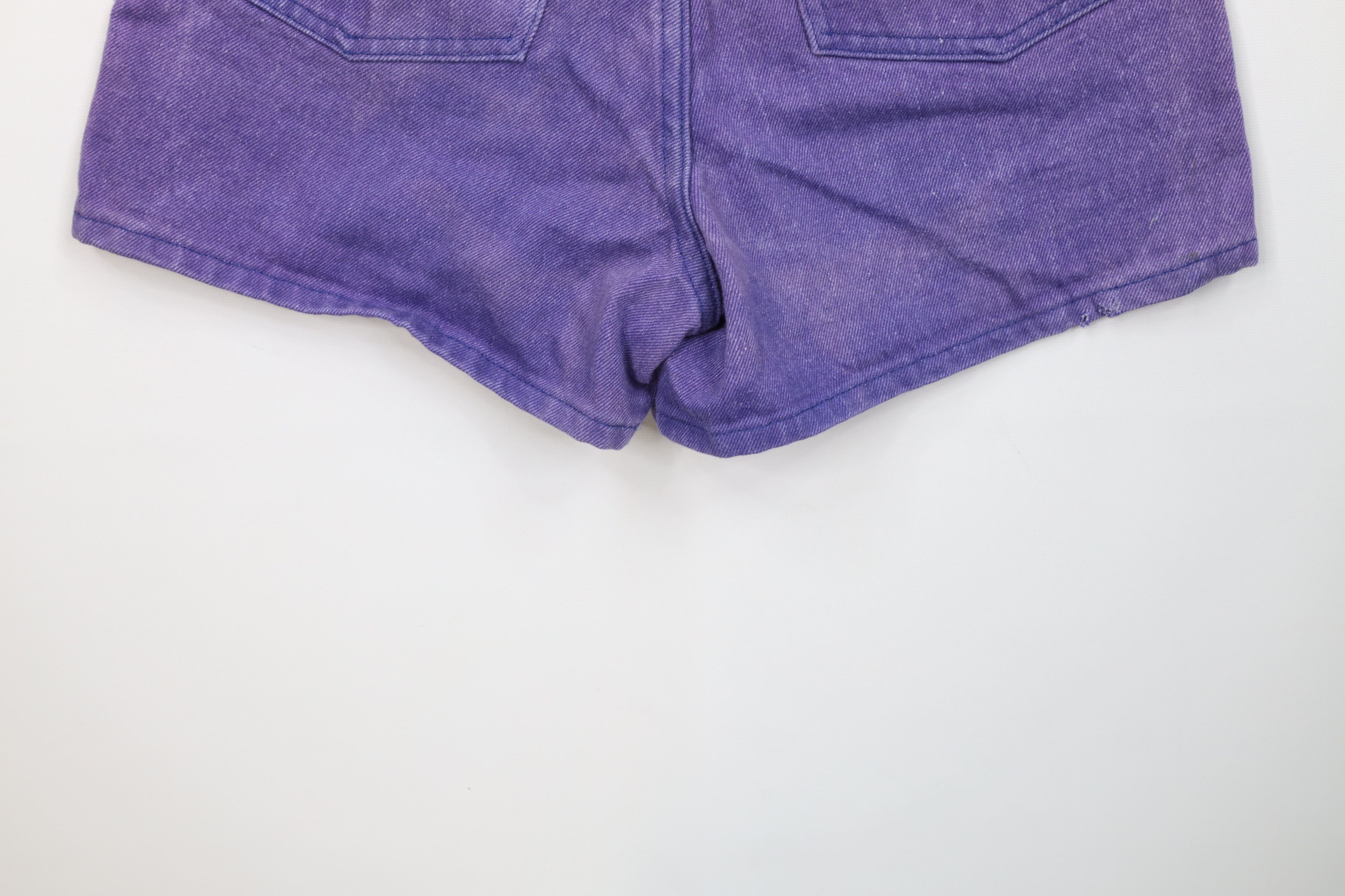 Vintage Deadstock Vintage 90s Streetwear Shorts Jorts Purple USA Size 32" / US 10 / IT 46 - 14 Thumbnail