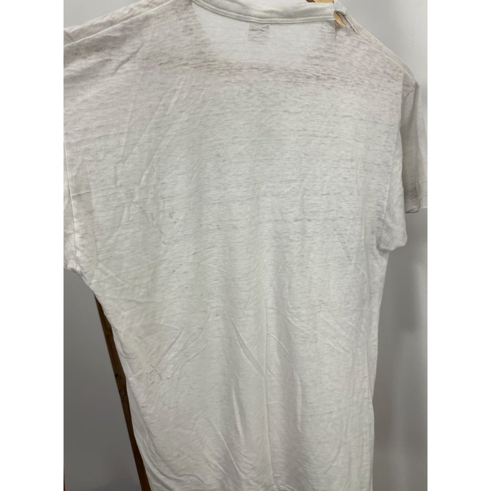 Vintage Spruce T-Shirt White L VTG 60s 70s Mayo Spruce Super Worn Paper Thin Burnout Distressed Mens Short Sleeve Rockabilly 60s Grind Size US L / EU 52-54 / 3 - 6 Thumbnail