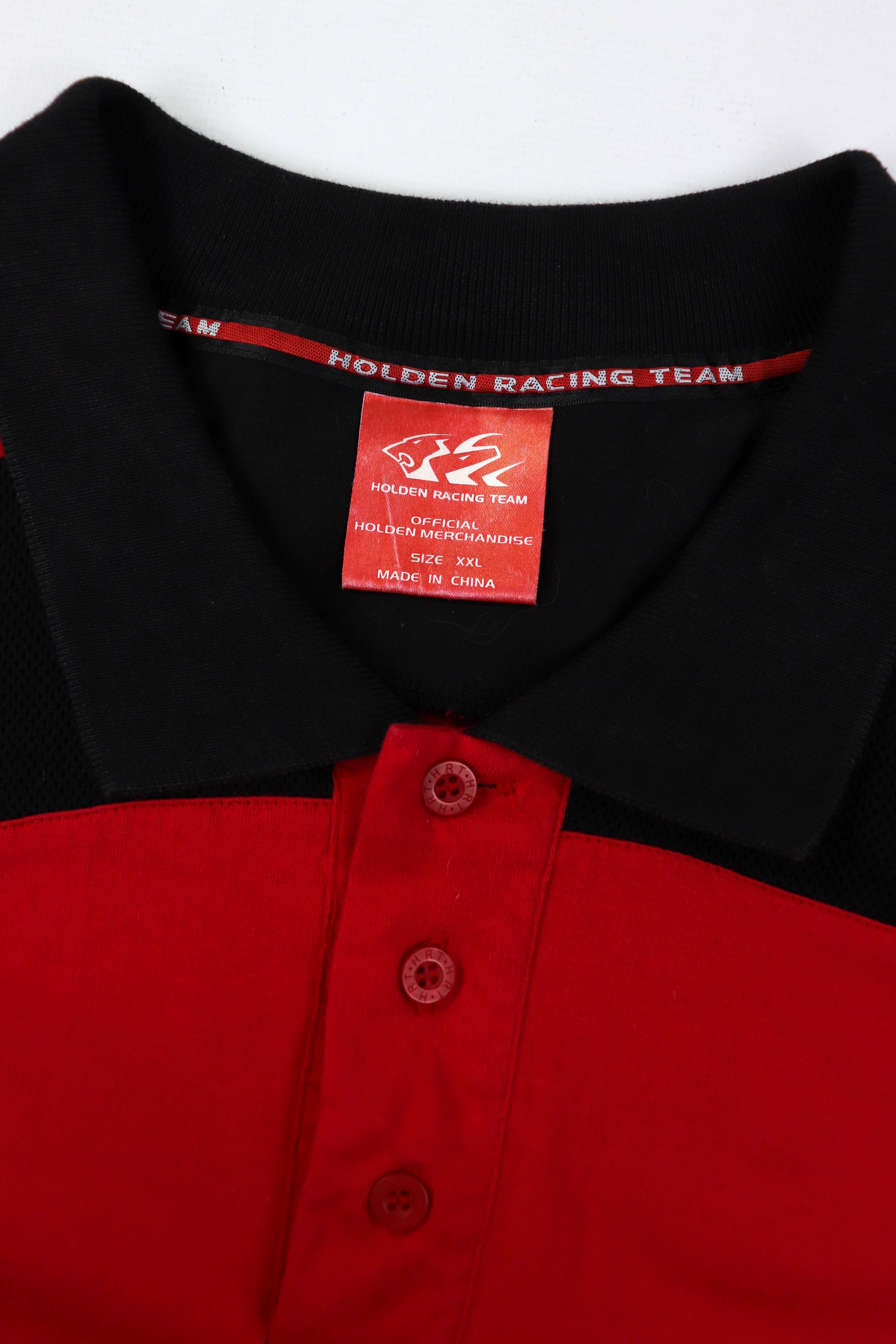 Vintage 00s Vintage Holden Racing Team 2005 Red Polo Shirt Size US XXL / EU 58 / 5 - 11 Thumbnail