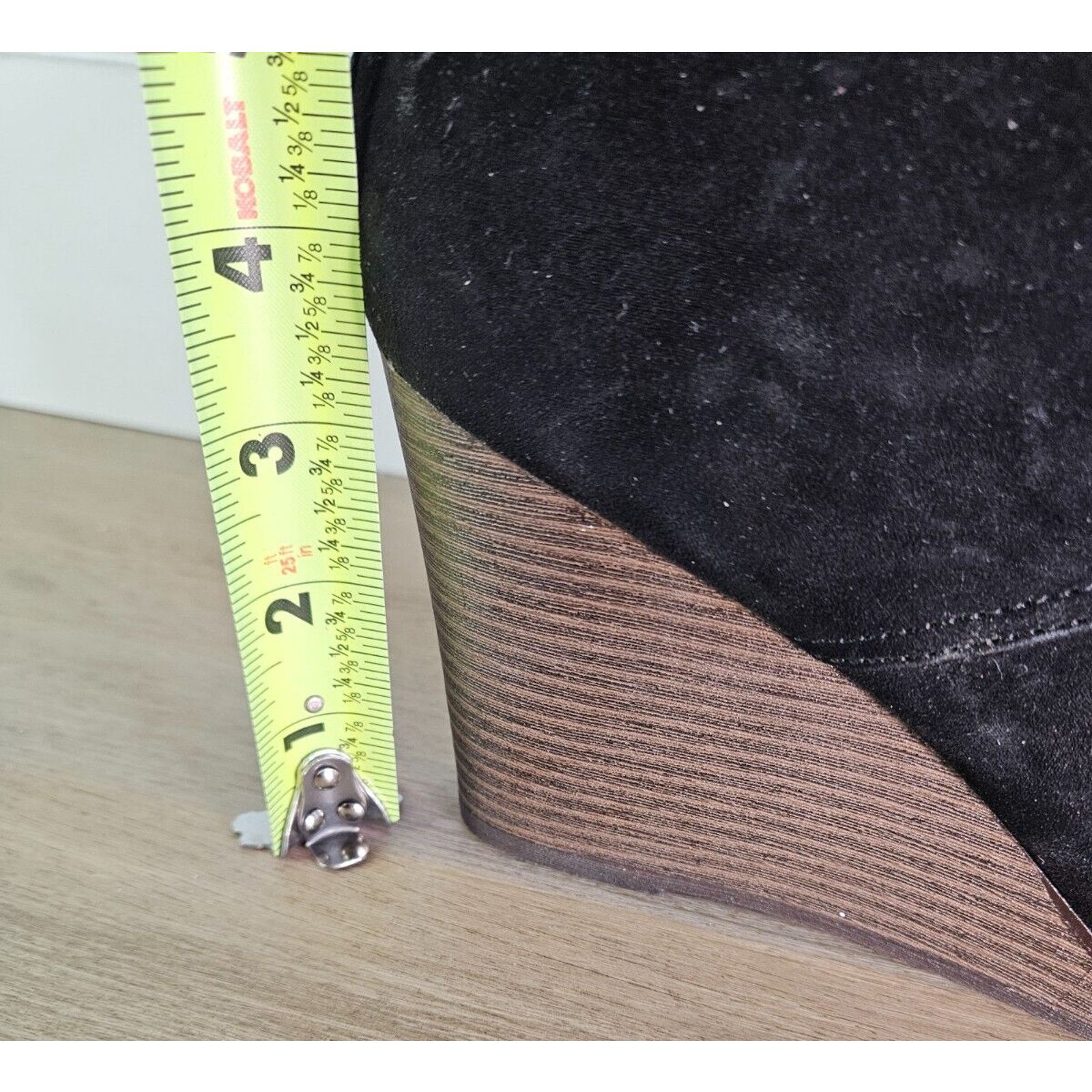 Other A New Day Women’s Black Faux Suede Wedge Boots, Size 11 Size US 11 / IT 41 - 5 Thumbnail