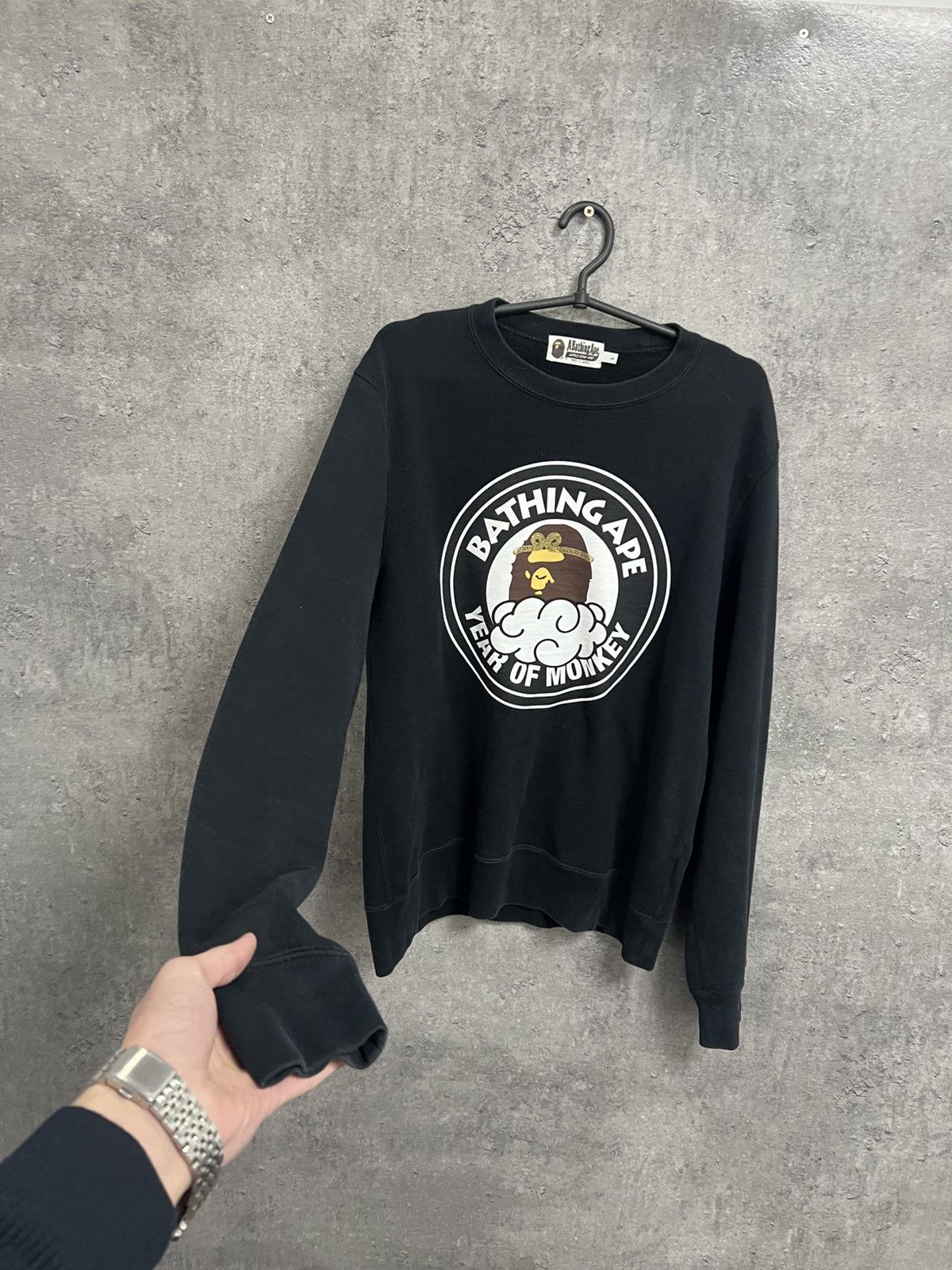Bape RARE! Big Logo BAPE sweatshirt Size US L / EU 52-54 / 3 - 2 Thumbnail
