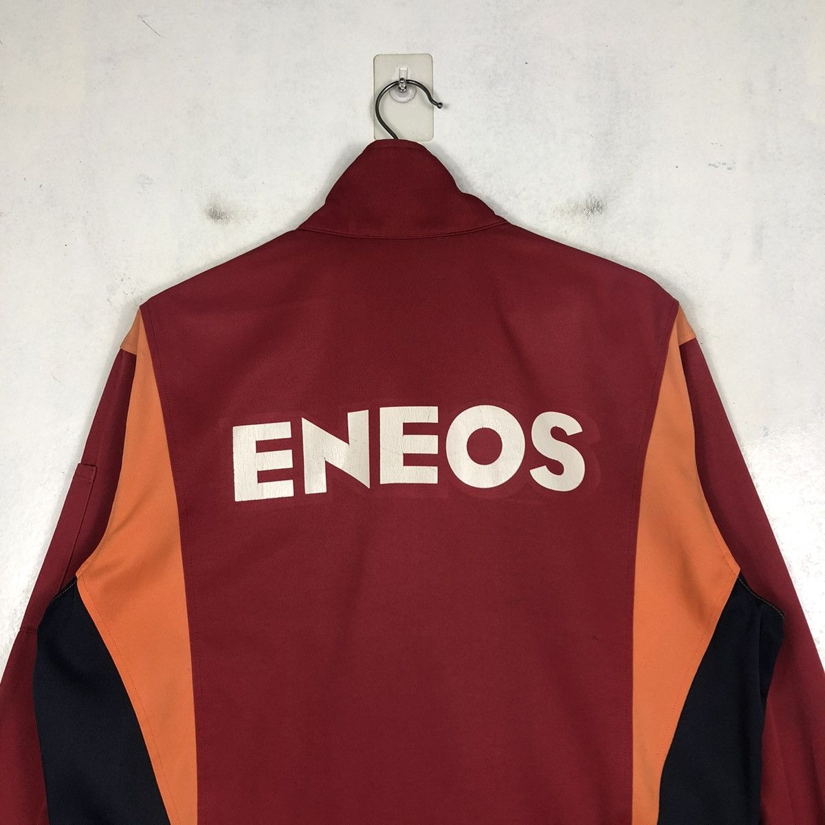 Japanese Brand 📌VINTAGE RACING WORKER JACKET ENEOS BIG LOGO SPELL OUT Size US M / EU 48-50 / 2 - 11 Thumbnail